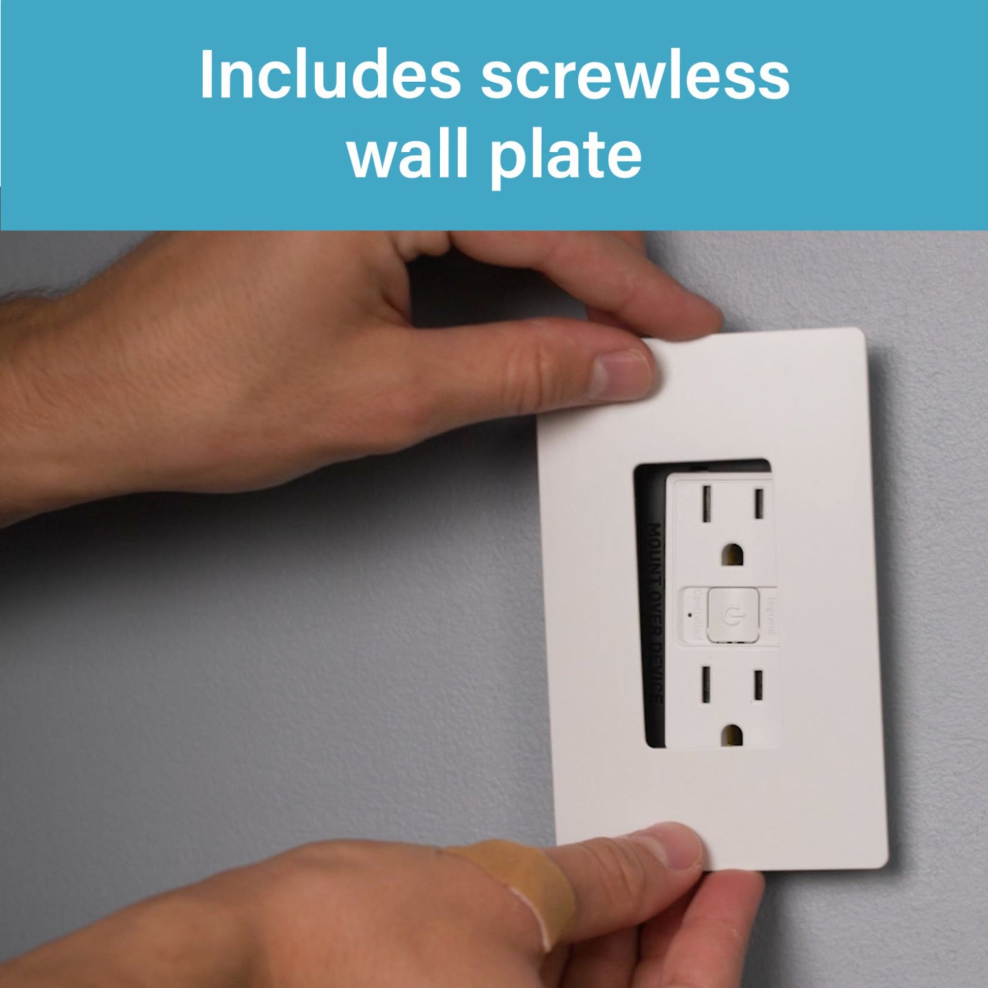 radiant Smart 15A Receptacle with Wi-Fi, Matter-Enabled, White - Bees Lighting