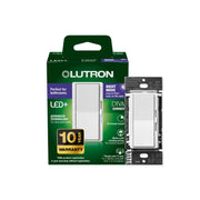 Lutron - Lutron Diva LED+ Dimmer with Night Mode, 150-Watt - DVCLN-153P-WH | Bees Lighting