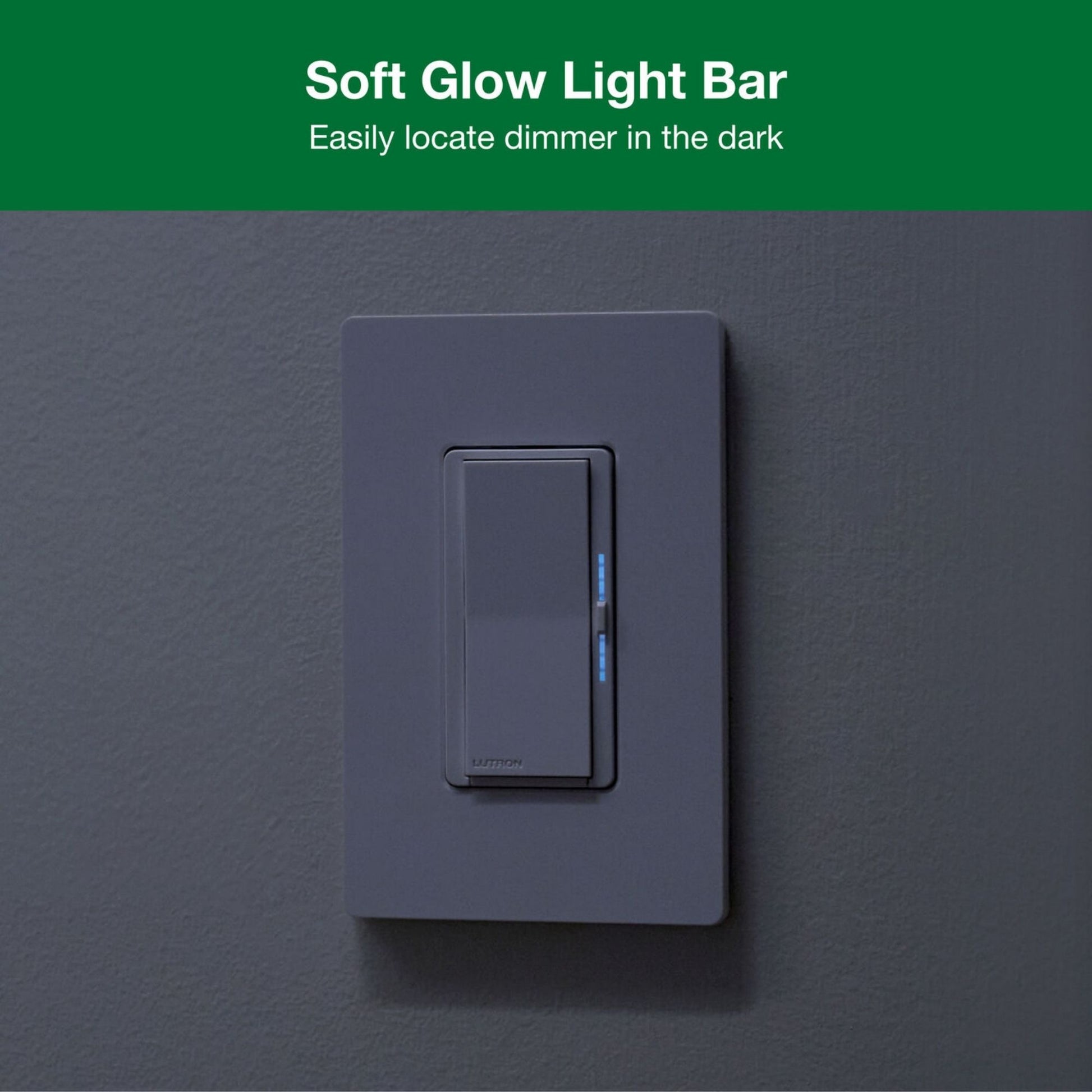 Lutron - Lutron Diva LED+ Dimmer with Night Mode, 150-Watt - DVCLN-153P-WH | Bees Lighting