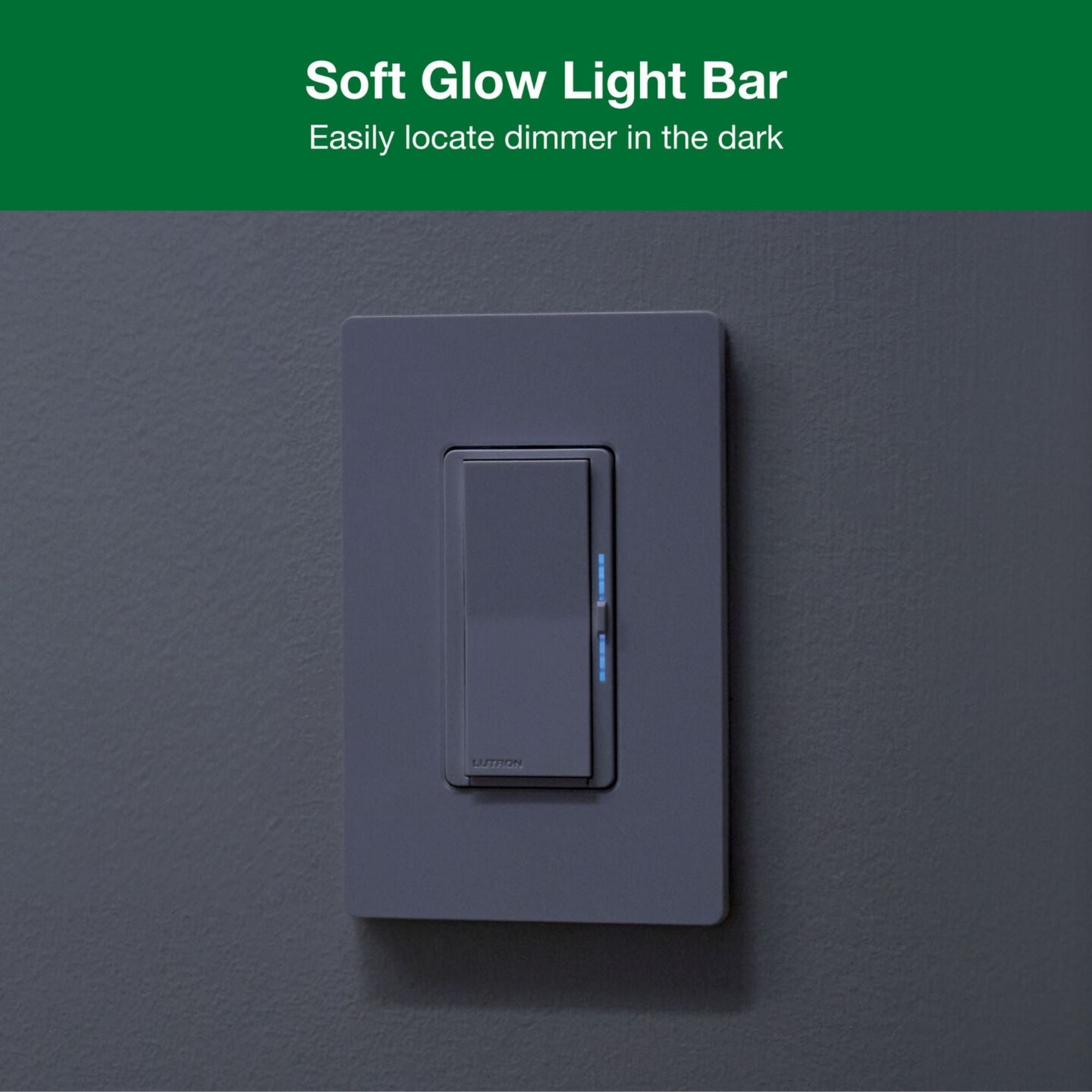 Lutron - Lutron Diva LED+ Dimmer with Night Mode, 150-Watt - DVCLN-153P-WH | Bees Lighting