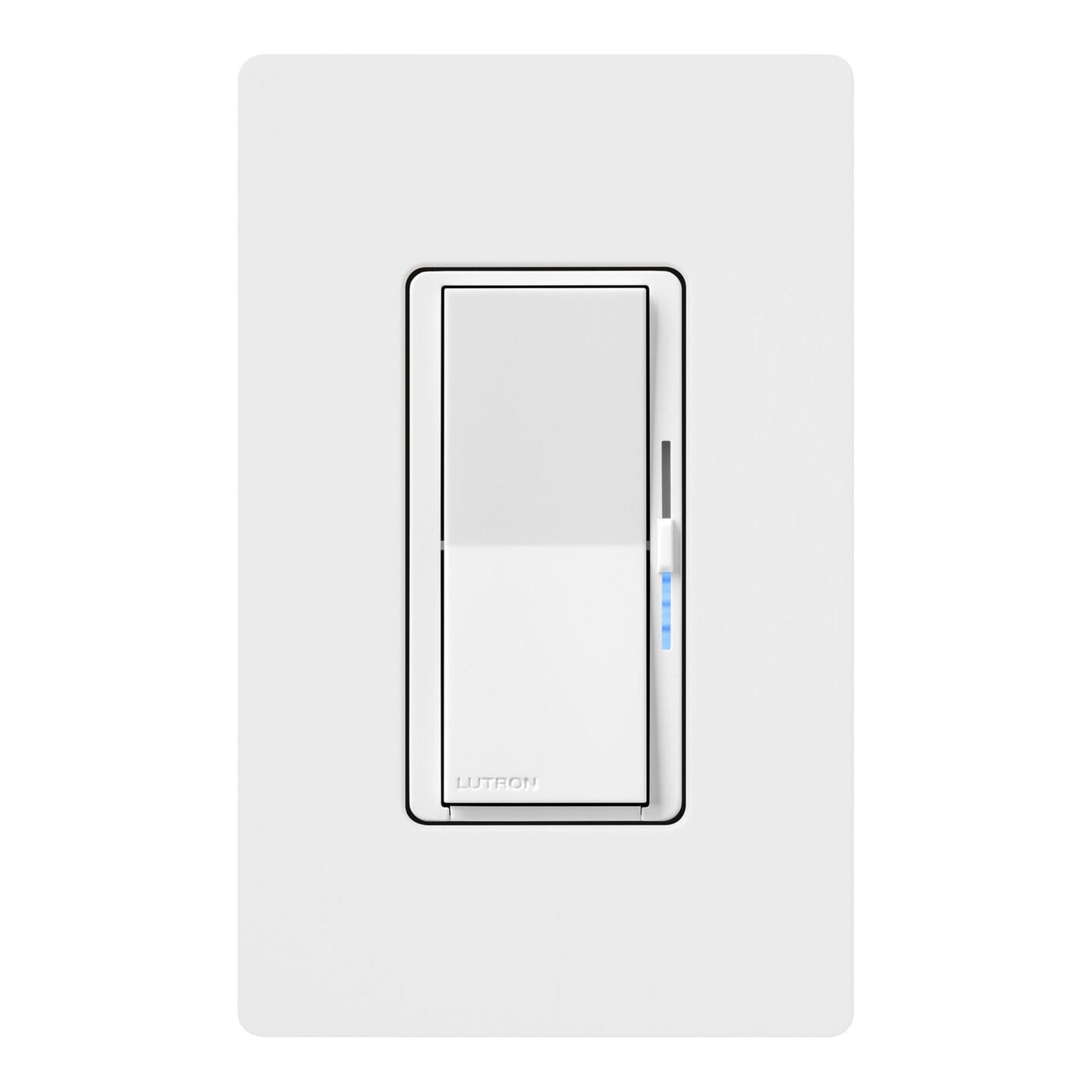 Lutron - Lutron Diva LED+ Dimmer with Night Mode, 150-Watt - DVCLN-153P-WH | Bees Lighting