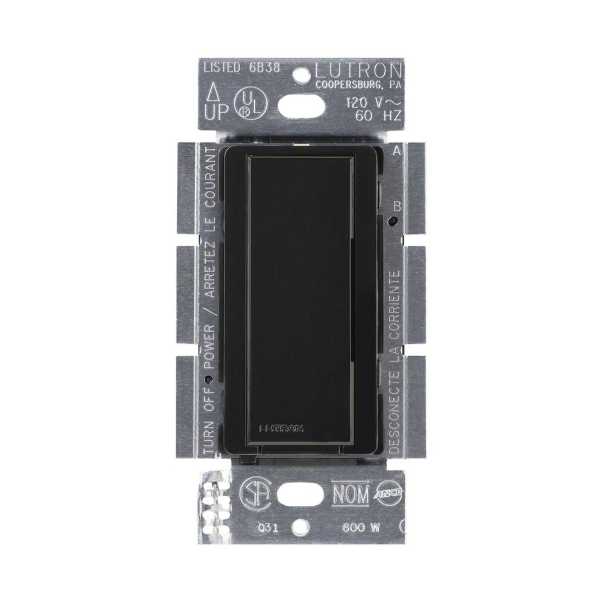 Maestro Tap Light Switch, 8A Single Pole/Multi-Location, Black