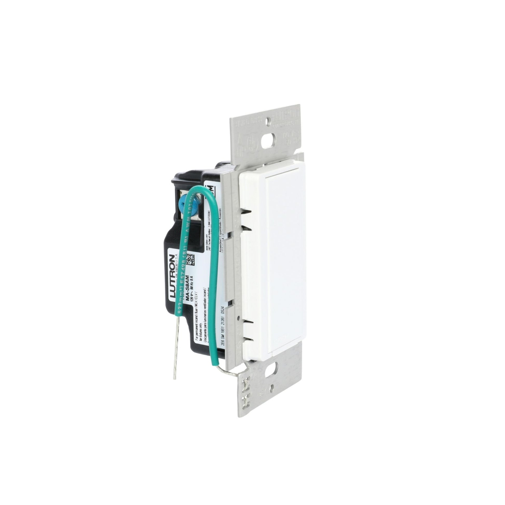 Maestro Tap Light Switch, 8A Single Pole/Multi-Location, White - Bees Lighting
