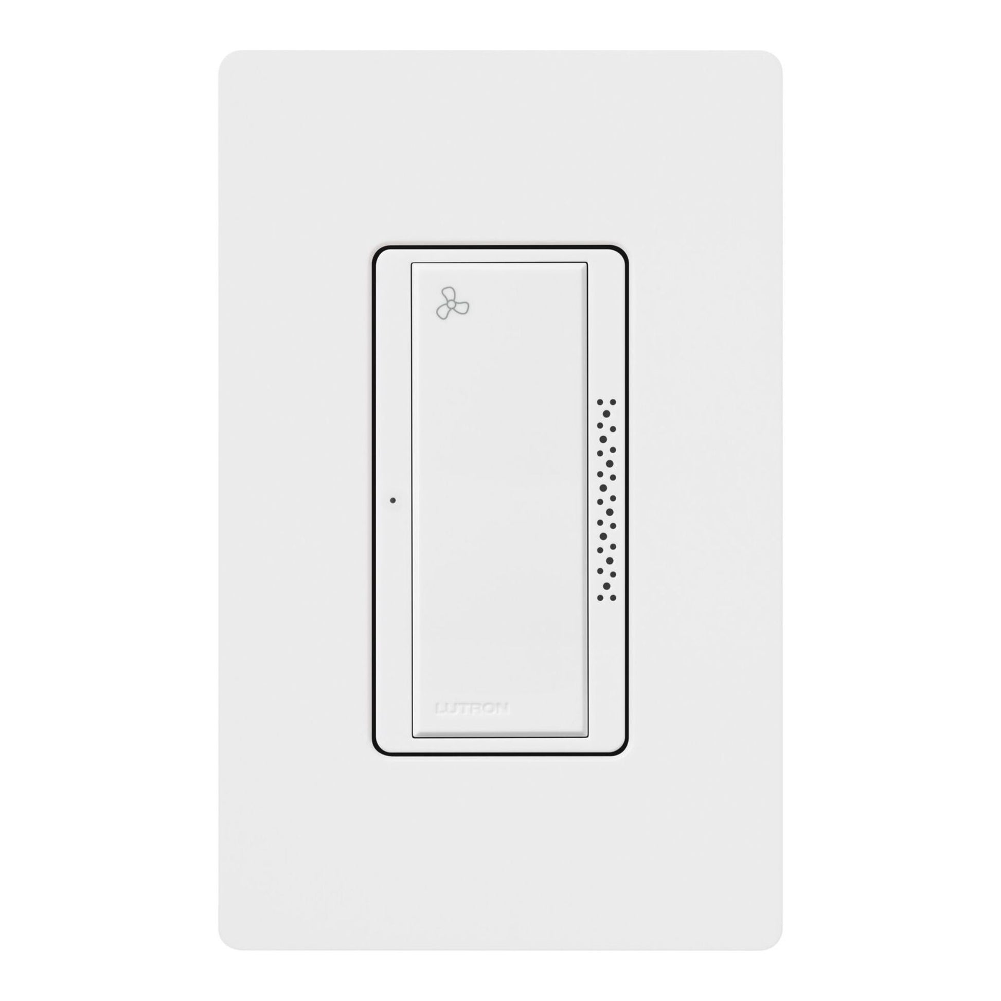 Lutron - Lutron MS-HS3-WH XactSense Humidity Sensor Switch - Gloss White | Bees Lighting