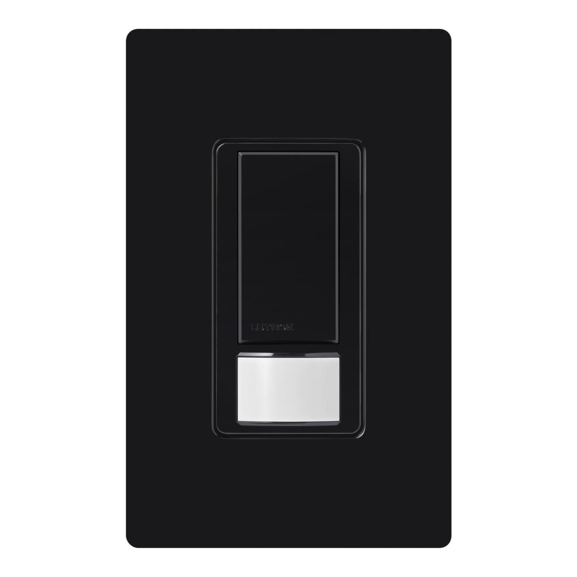 Lutron Maestro MS-OPS5M-BL PIR Occupancy/Vacancy Sensor Switch, 5A Lighting/3A Fan, Single-Pole/3-Way, 120V, Black
