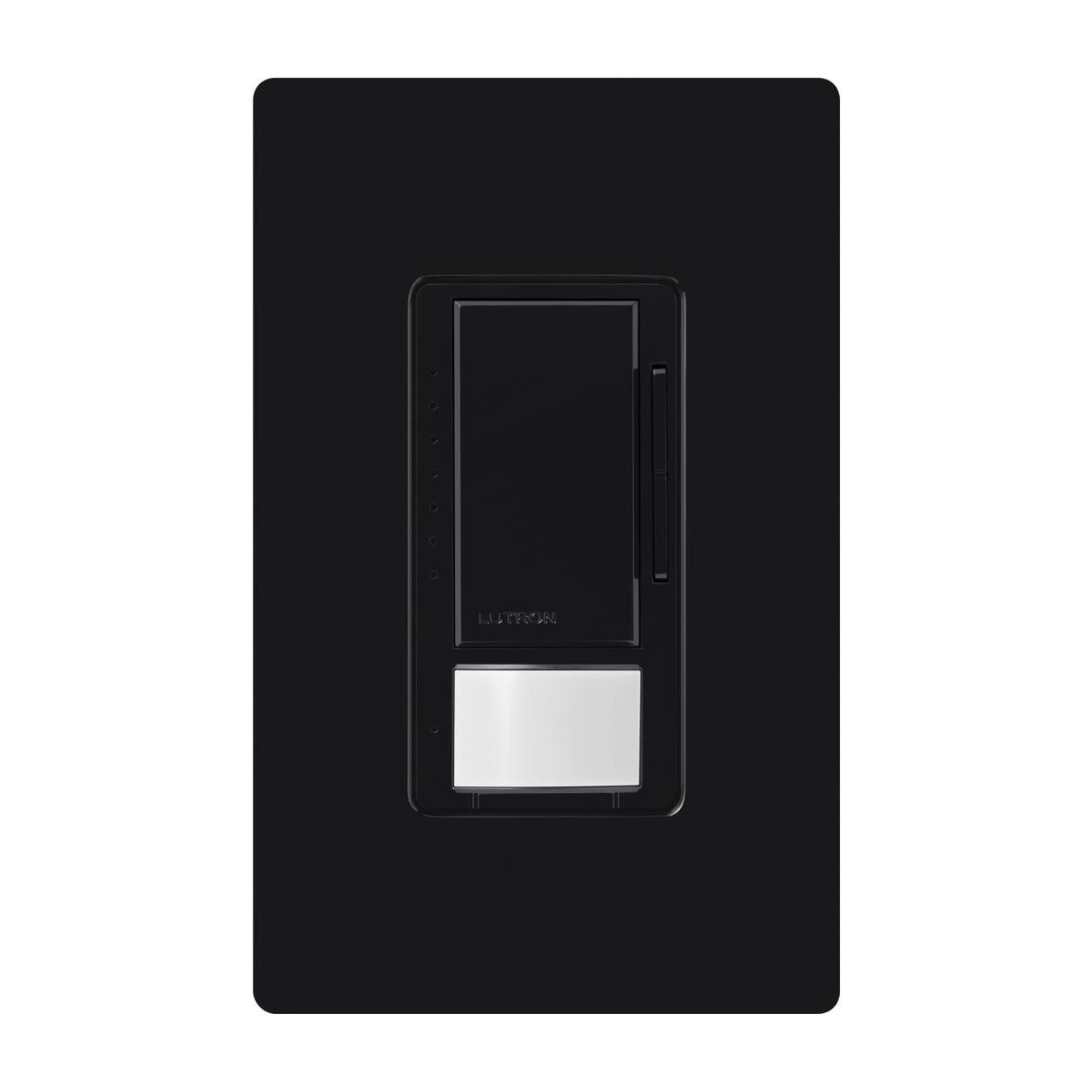 Lutron Maestro MS-Z101-BL 0-10V Dimmer + PIR Occupancy/Vacancy Sensor Switch, 120-277V, Black