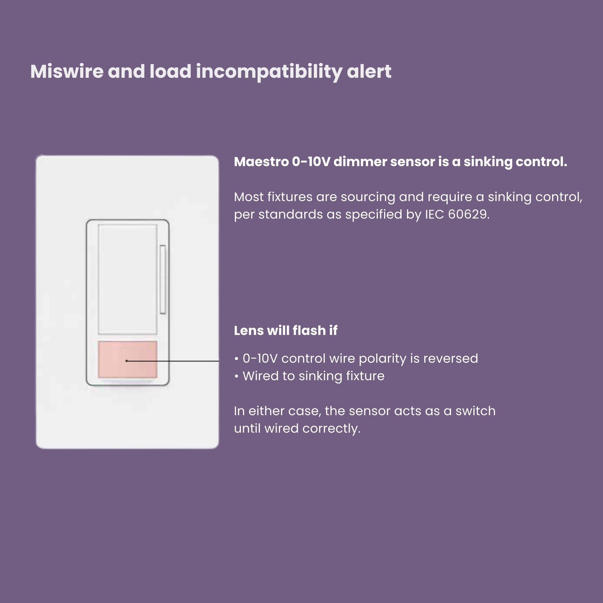 Lutron Maestro MS-Z101-LA 0-10V Dimmer + PIR Occupancy/Vacancy Sensor Switch, 120-277V, Light Almond