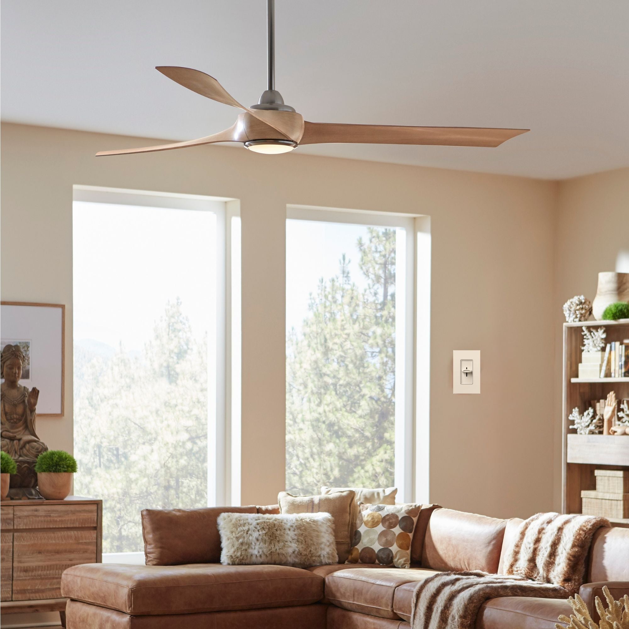 Skylark Slide-to-off 3-Speed Quiet Fan Control, 1.5 Amp, Single Pole - Bees Lighting