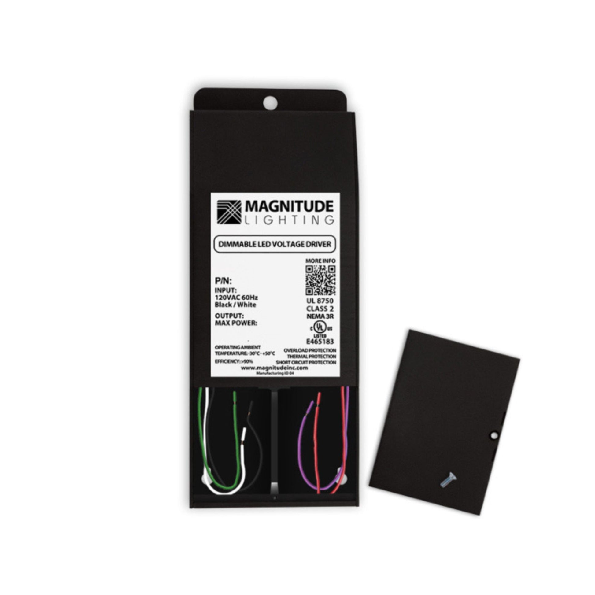 E-Series 60 Watts, 12VDC LED Driver, Class 2, Triac Phase Dimming, NEMA 3R, UL Enclosure - Bees Lighting