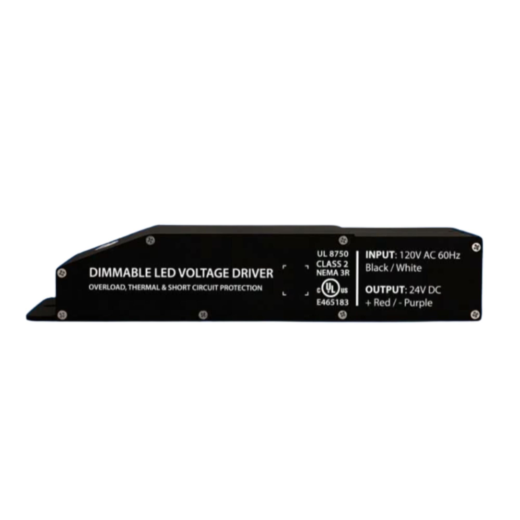 E-Series 96 Watts, 24VDC LED Driver, Class 2, Triac Phase Dimming, NEMA 3R, UL Enclosure - Bees Lighting