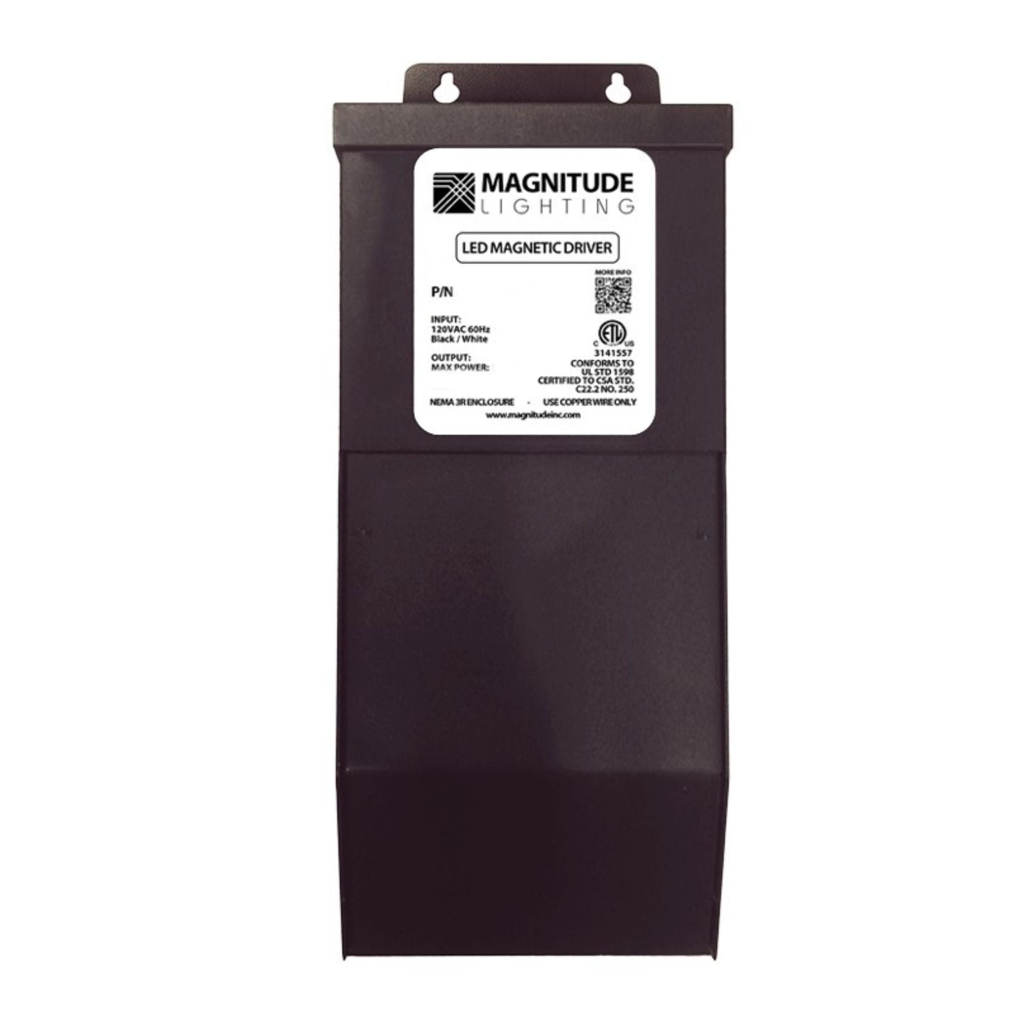 M-Series 150 Watts, 12VDC Magnetic LED Driver, MLV Triac Dimming, 120V Input - Bees Lighting