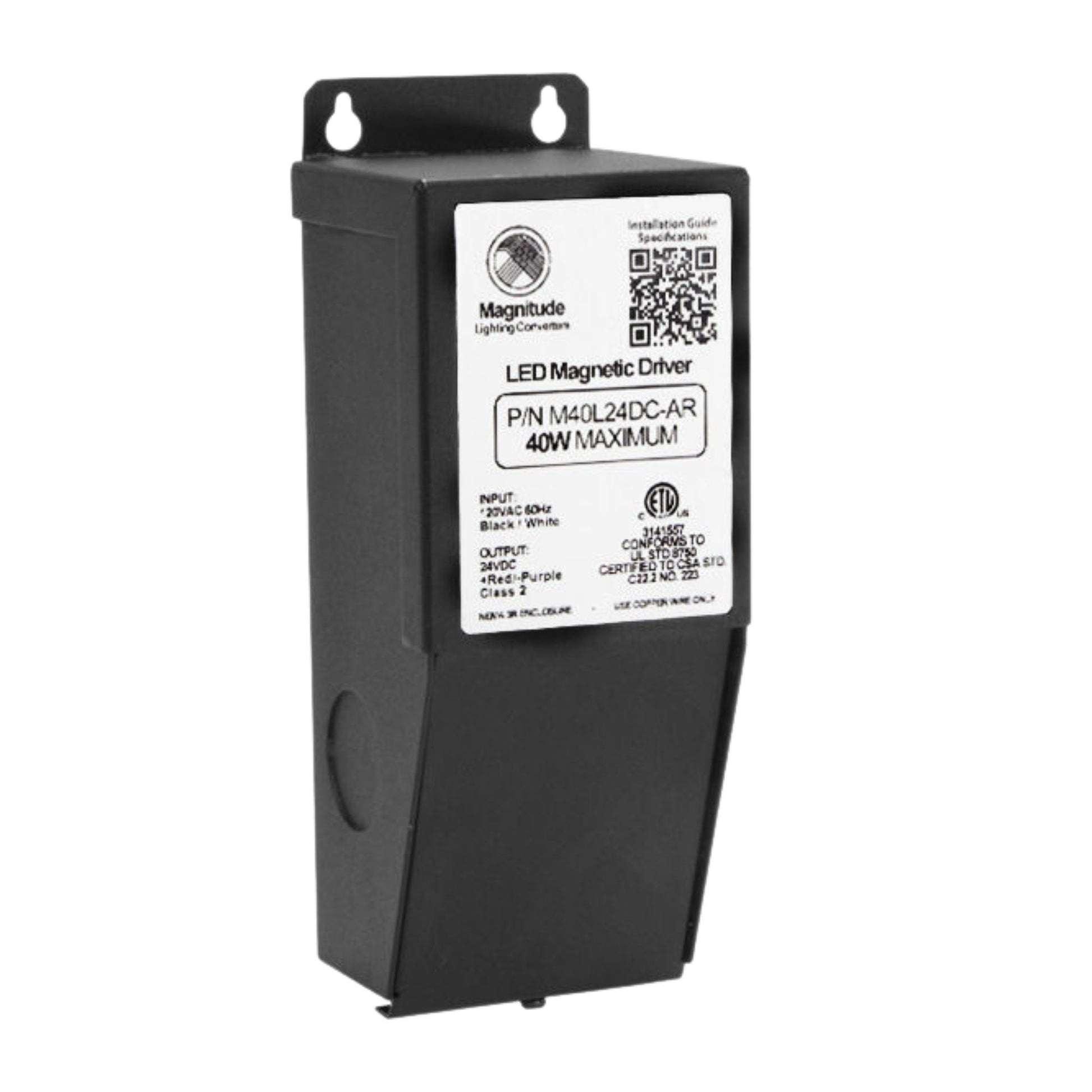 M-Series 12/24VDC Constant Voltage Magnetic LED Driver - Bees Lighting