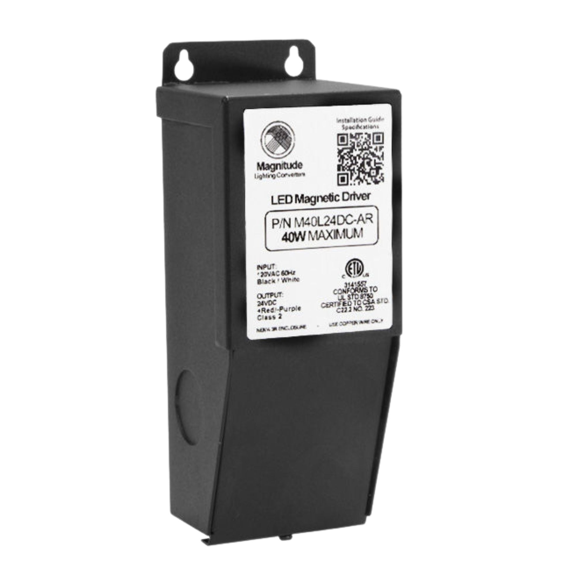 M-Series 12/24VDC Constant Voltage Magnetic LED Driver - Bees Lighting