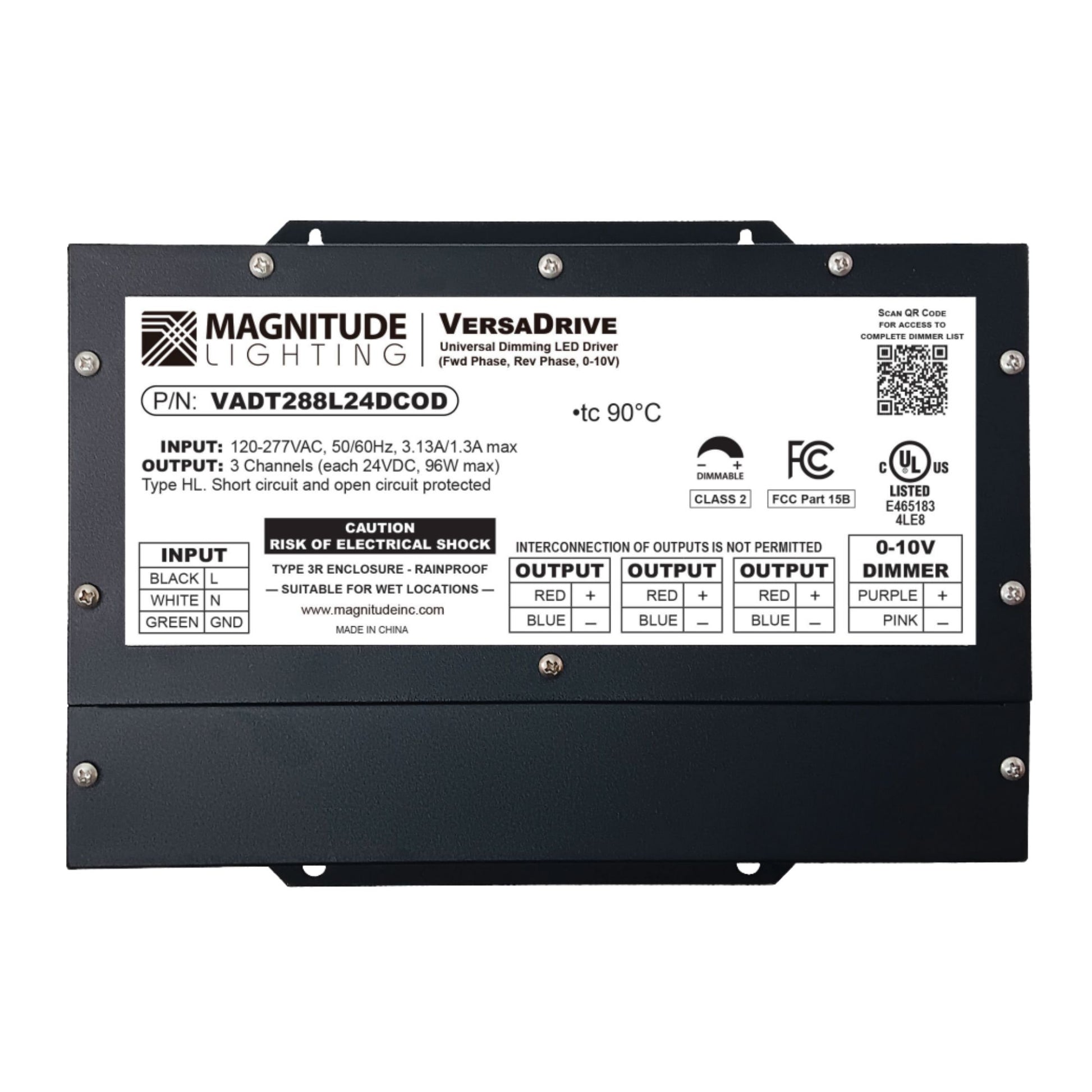 VersaDrive 5-Way Universal Dimming - 24V LED Driver - Bees Lighting