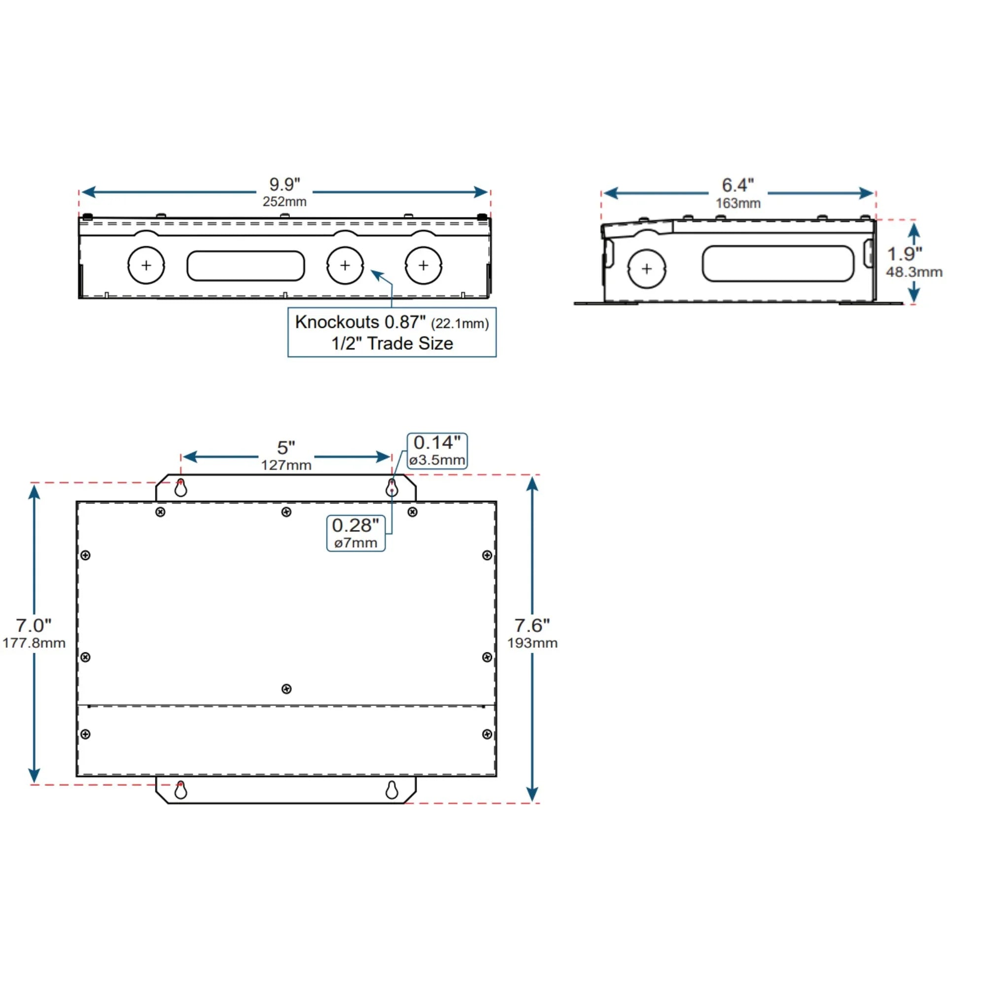 Magnitude Lighting VersaDrive VAD96L24DCOD 96W Driver | 5-Way