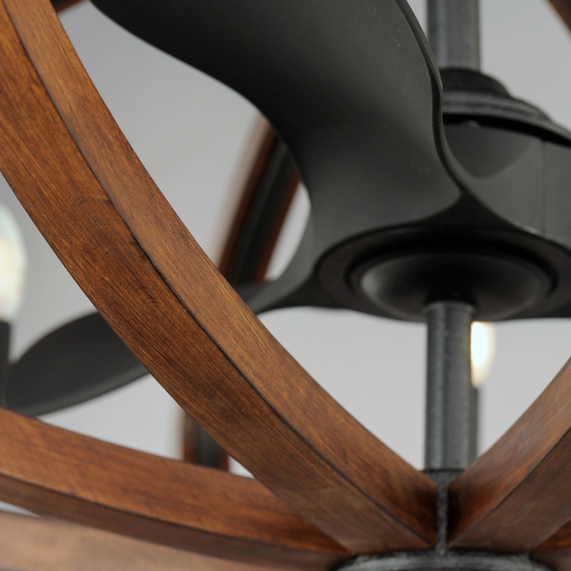 Maxim Lighting - Bodega Bay 8-Light Wifi-Enabled LED Fandelight 36 Inch Antique Pecan and Anthracite Finish | Bees Lighting