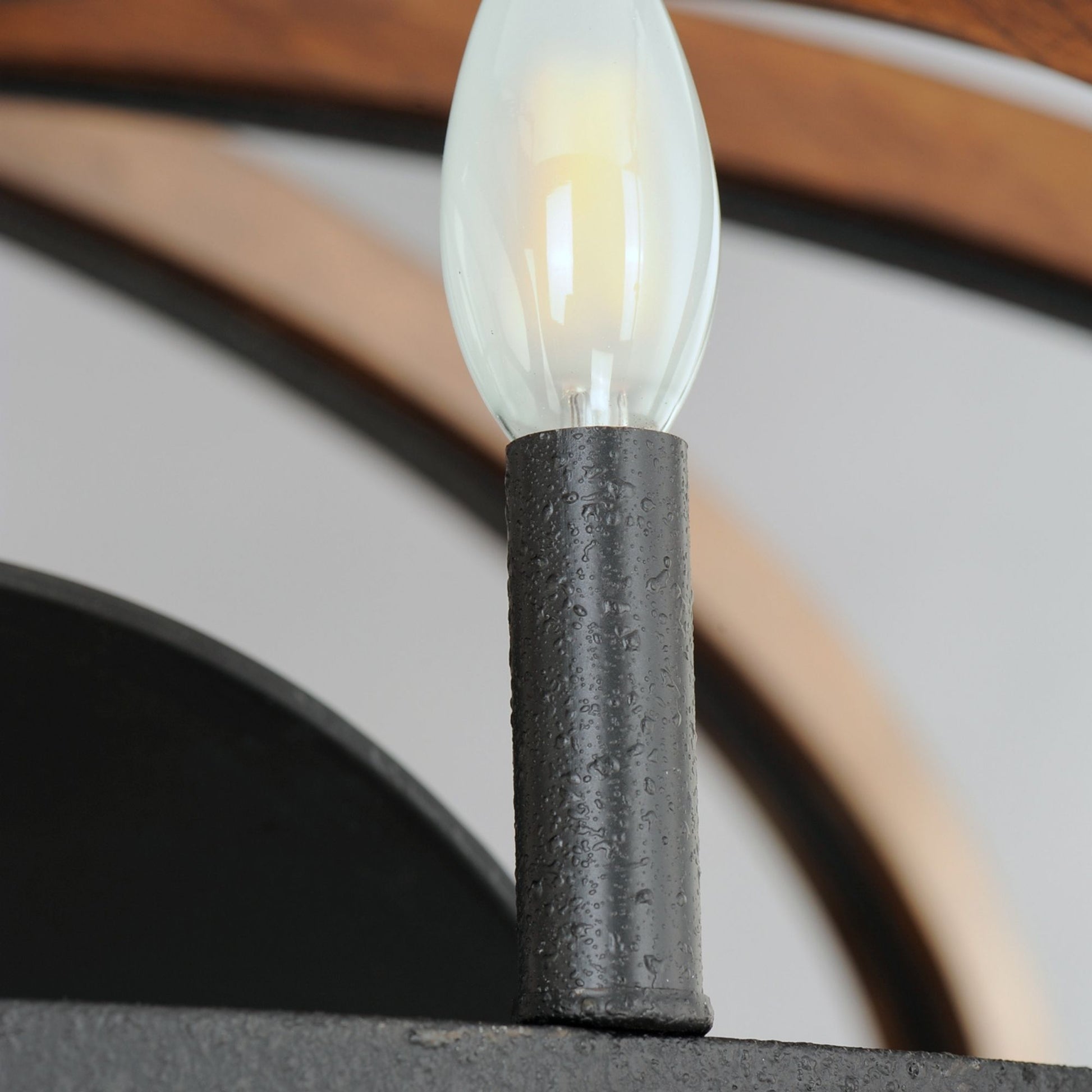 Maxim Lighting - Bodega Bay 8-Light Wifi-Enabled LED Fandelight 36 Inch Antique Pecan and Anthracite Finish | Bees Lighting