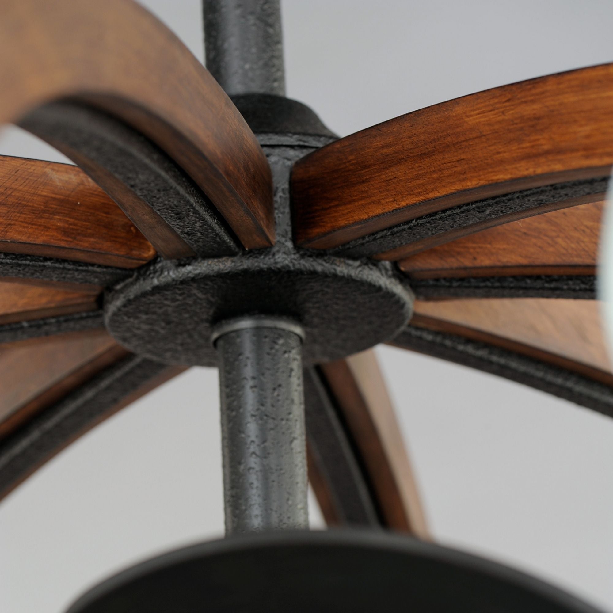 Maxim Lighting - Bodega Bay 8-Light Wifi-Enabled LED Fandelight 36 Inch Antique Pecan and Anthracite Finish | Bees Lighting