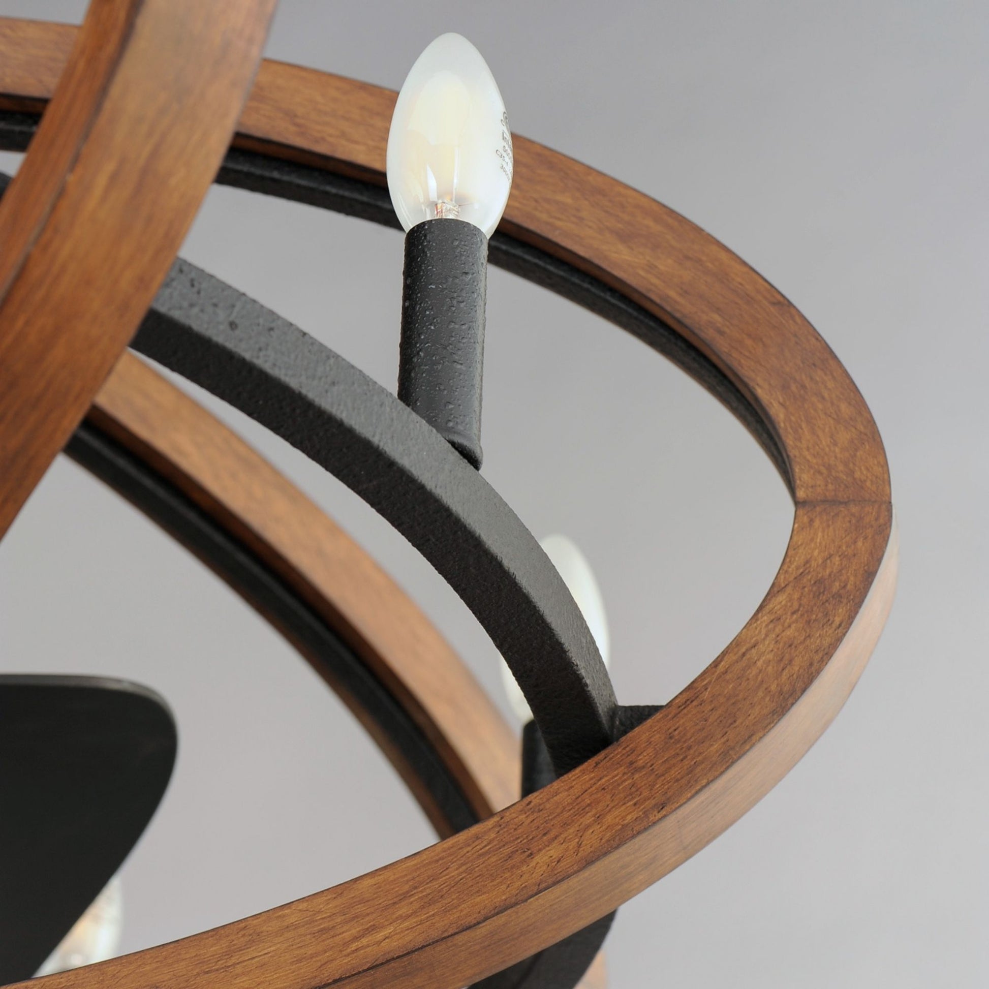 Maxim Lighting - Bodega Bay 8-Light Wifi-Enabled LED Fandelight 36 Inch Antique Pecan and Anthracite Finish | Bees Lighting