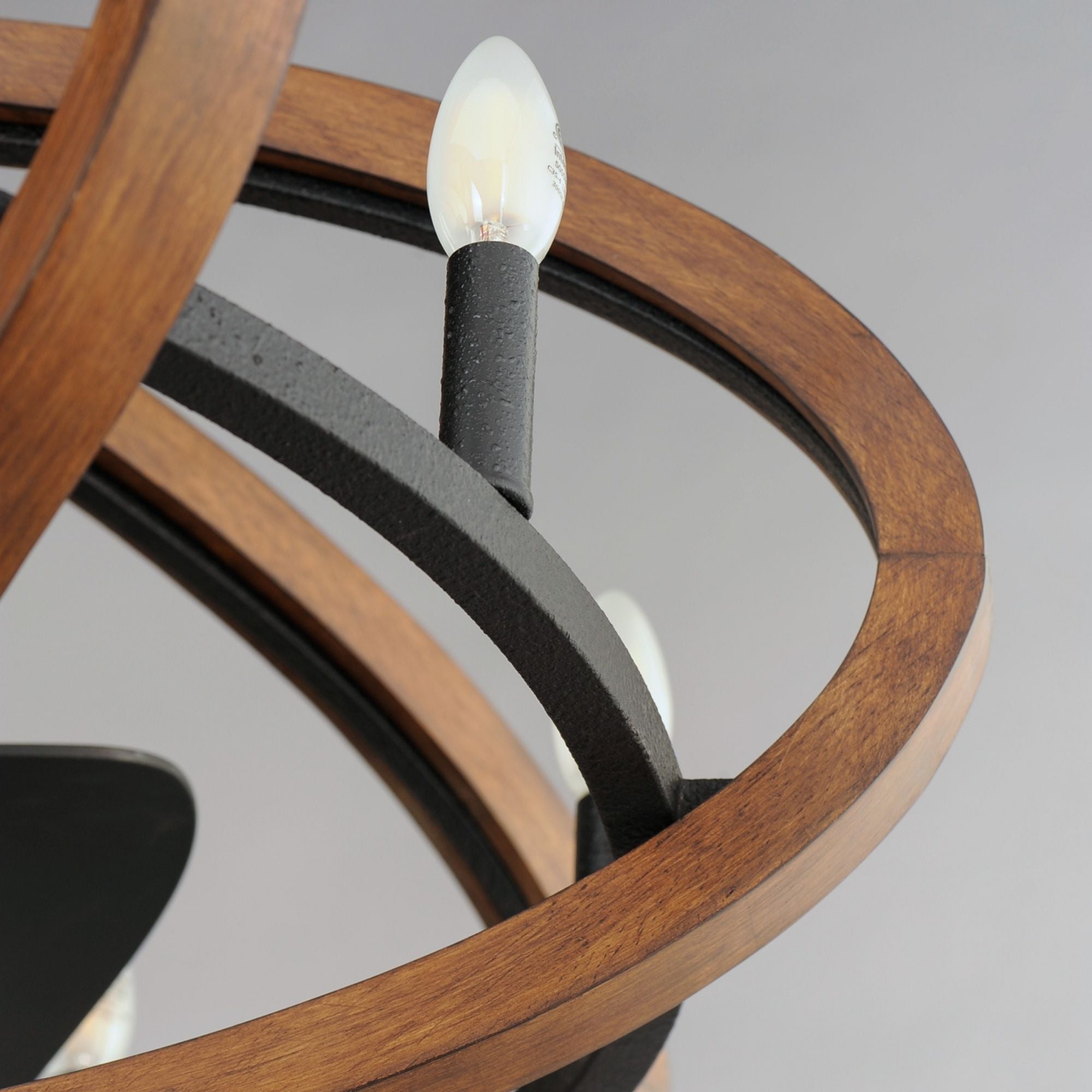 Maxim Lighting - Bodega Bay 8-Light Wifi-Enabled LED Fandelight 36 Inch Antique Pecan and Anthracite Finish | Bees Lighting