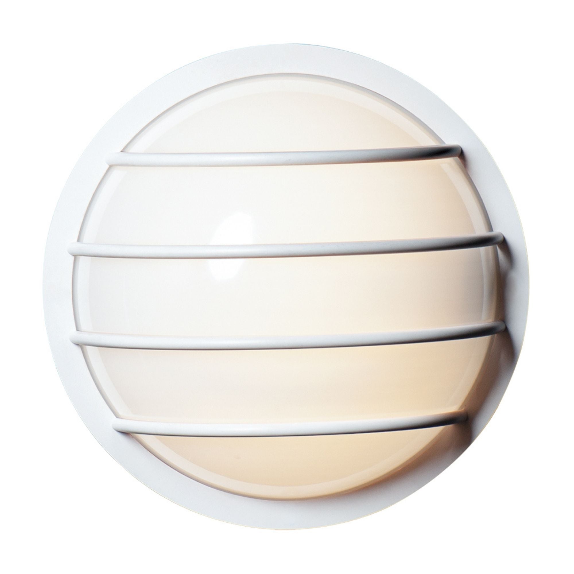 Bulwark 10" LED Bulkhead Wall Sconce, 1180 Lm, 3000K, White - Bees Lighting