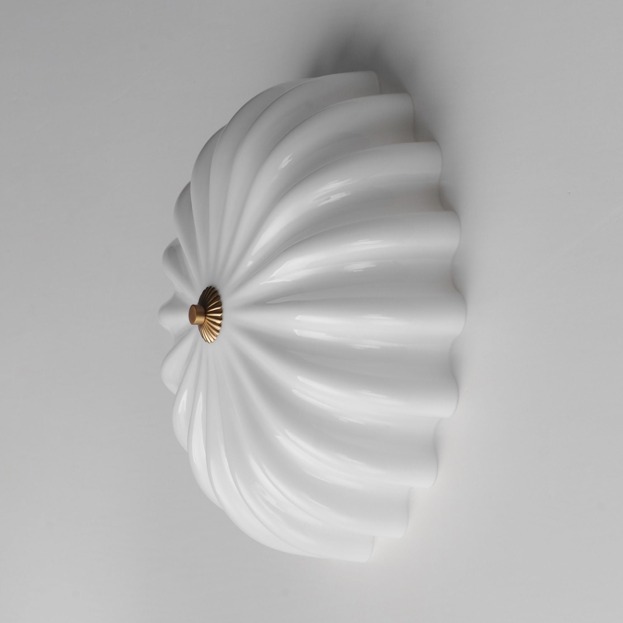 Bundt 15" 3-Light Wall Sconce / Flush Mount, White Finish