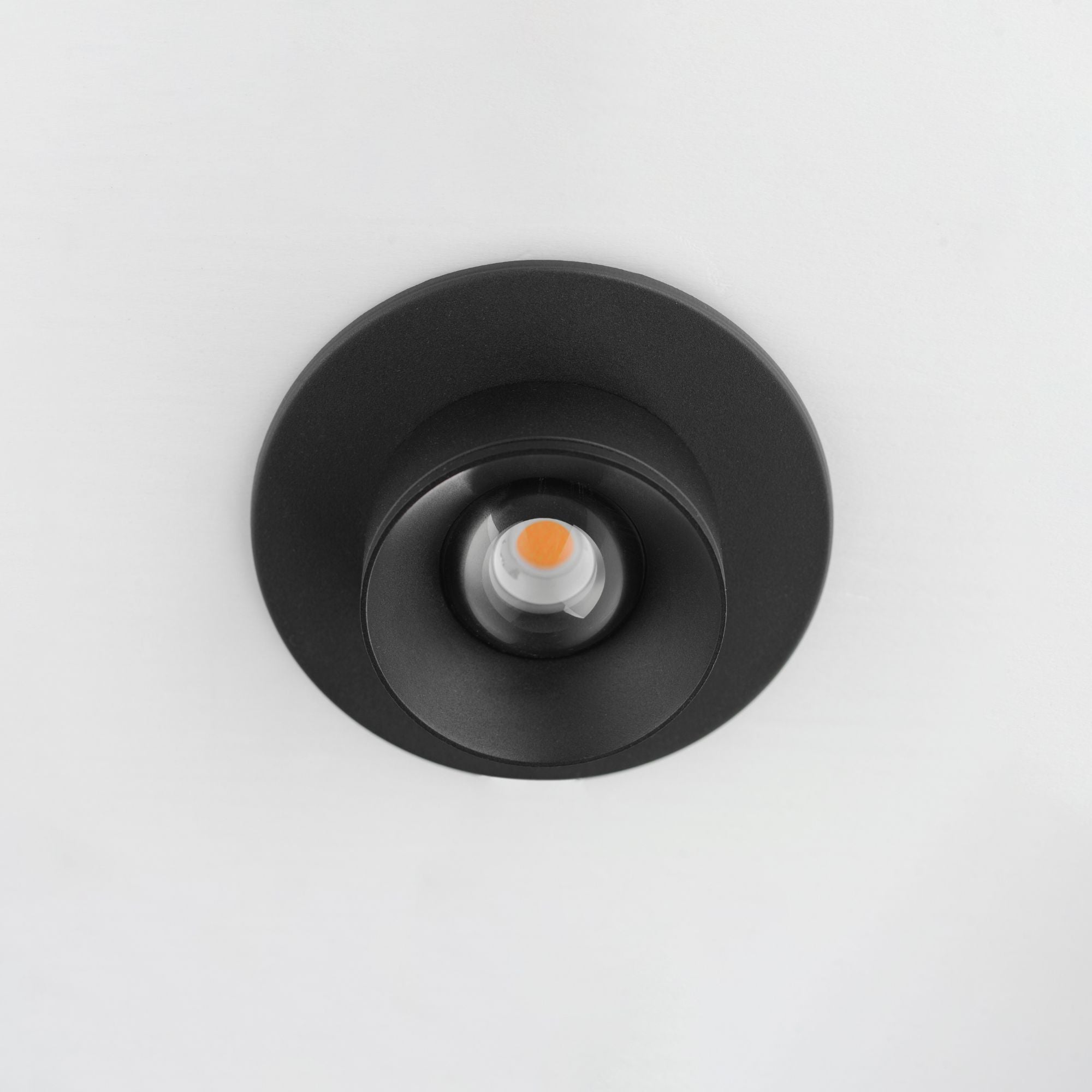 Caldera 3" LED Flush Mount, Black Finish