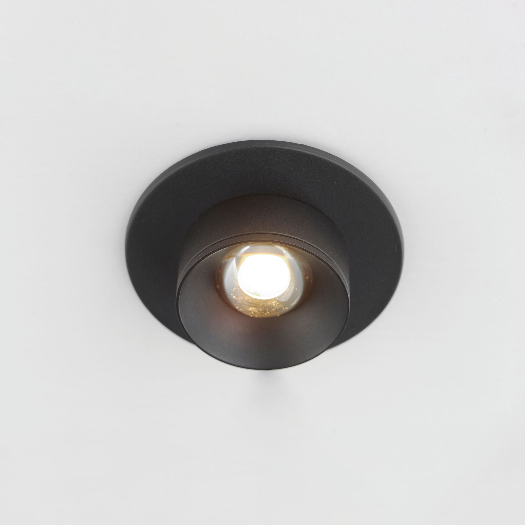 Caldera 3" LED Flush Mount, Black Finish