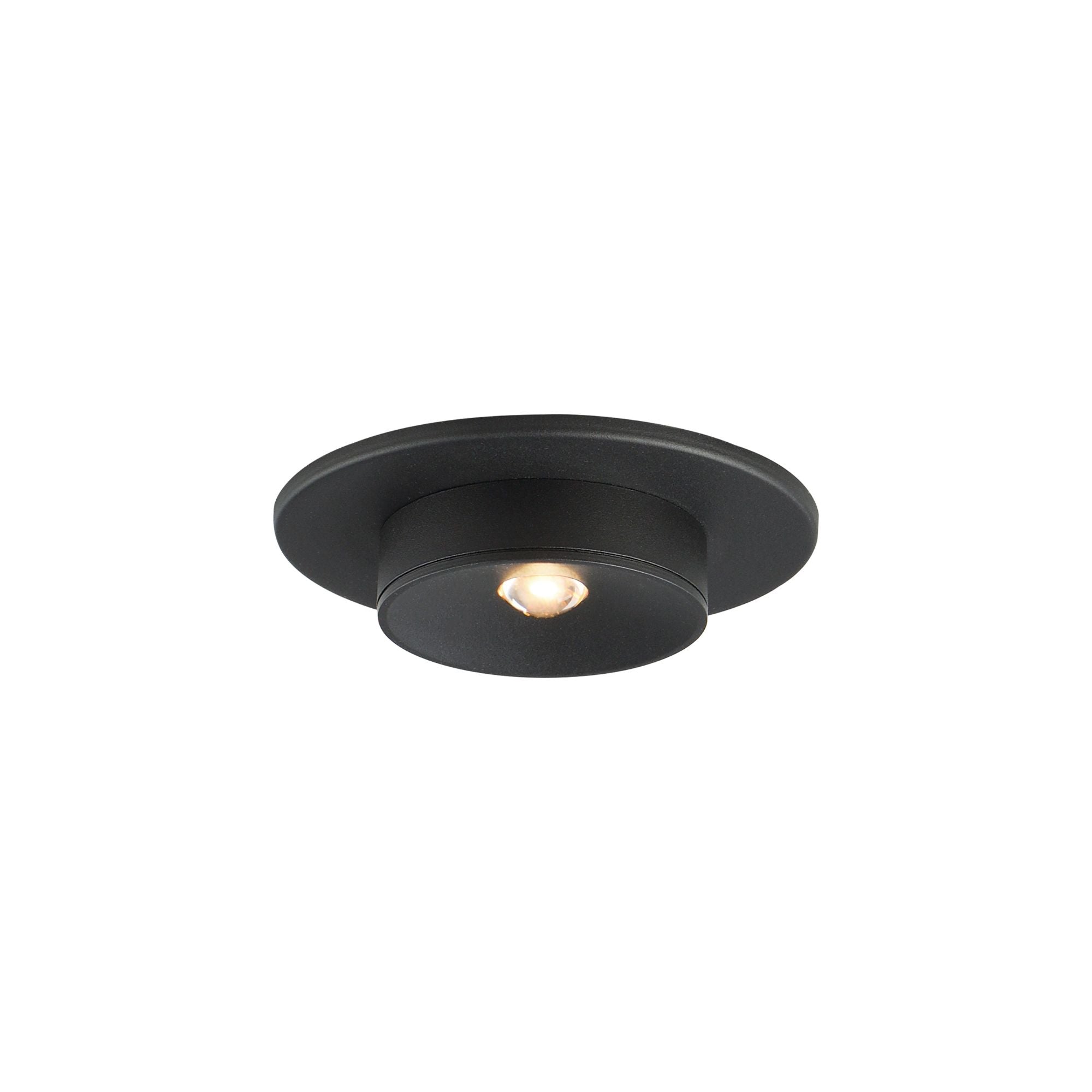 Caldera 5" LED Flush Mount, Black Finish