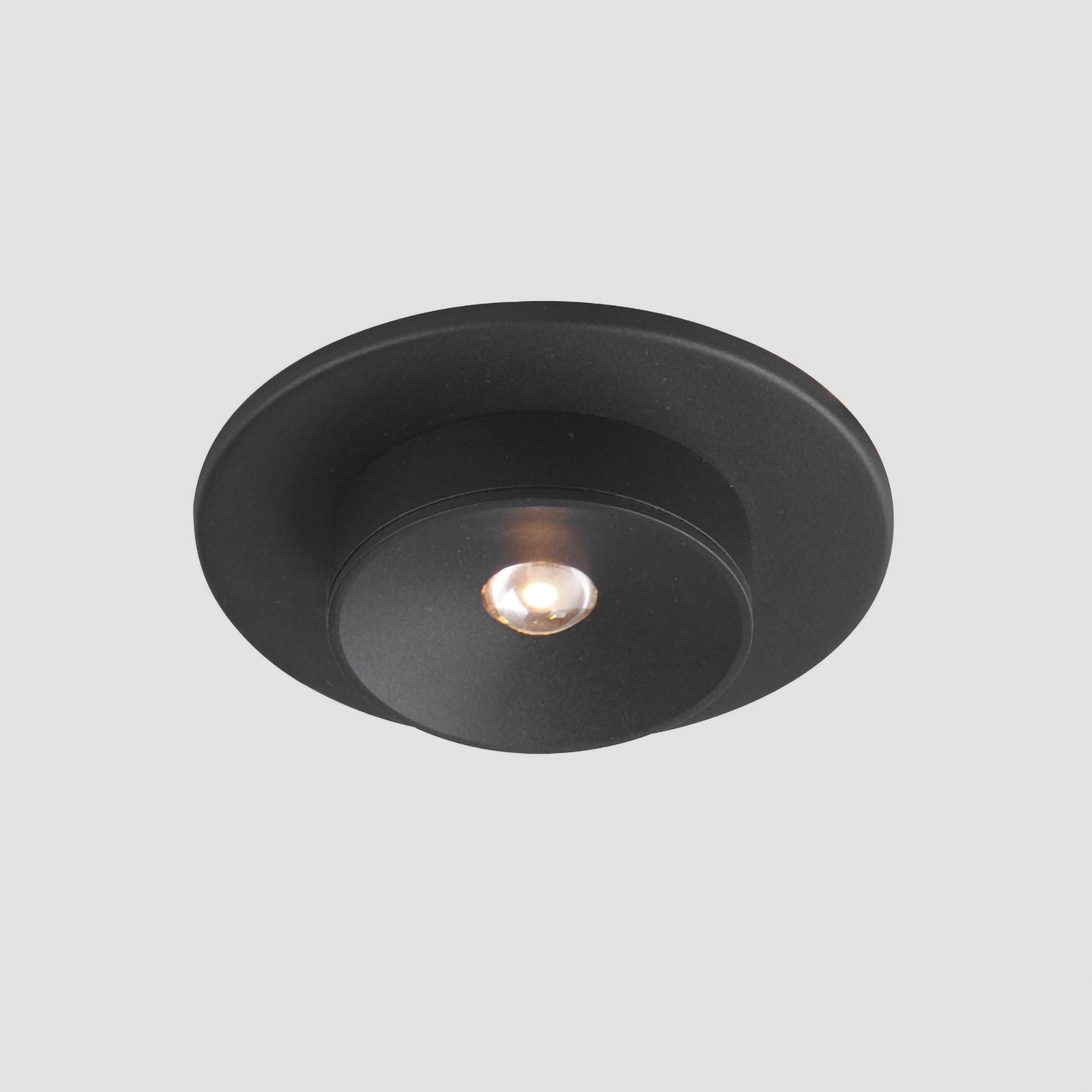 Caldera 5" LED Flush Mount, Black Finish