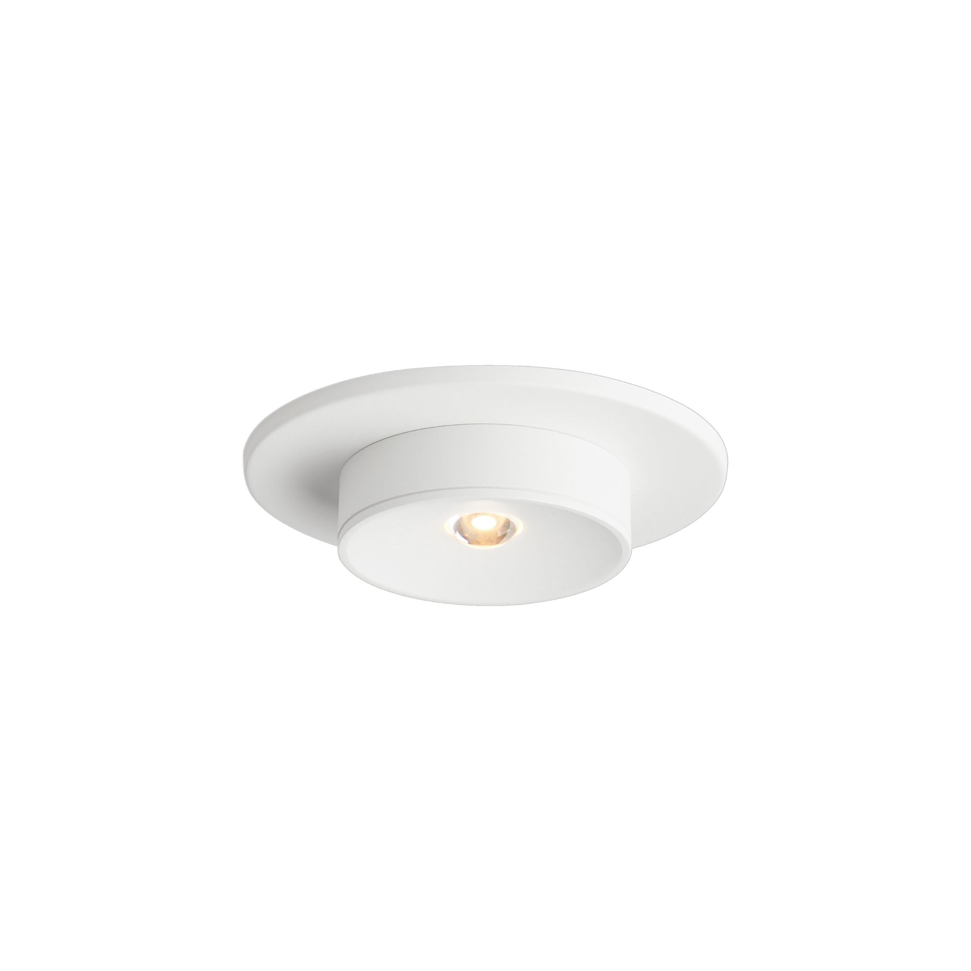 Caldera 5" LED Flush Mount, White Finish