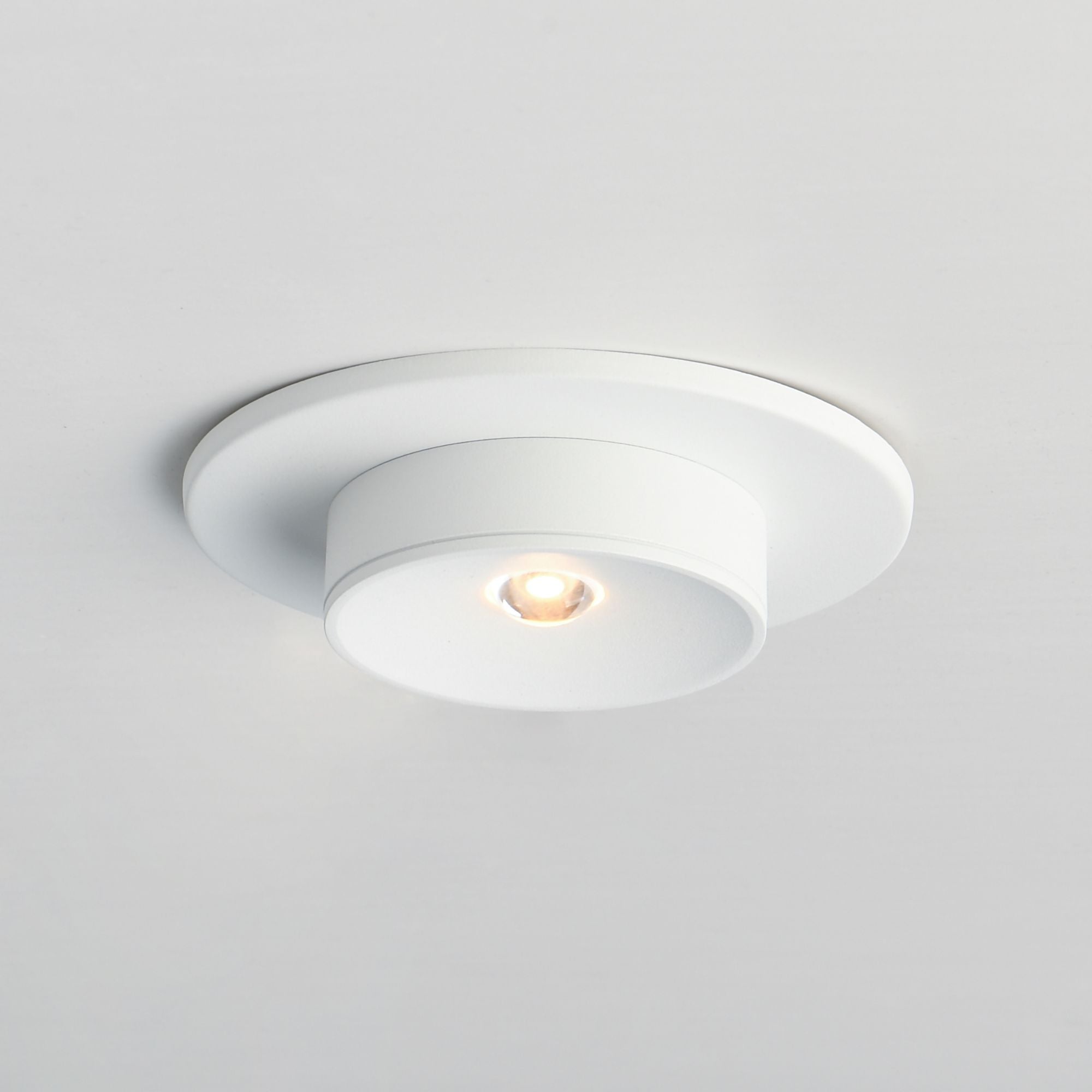 Caldera 5" LED Flush Mount, White Finish