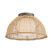 Cestino 16" Flush Mount, Antique Bronze Finish