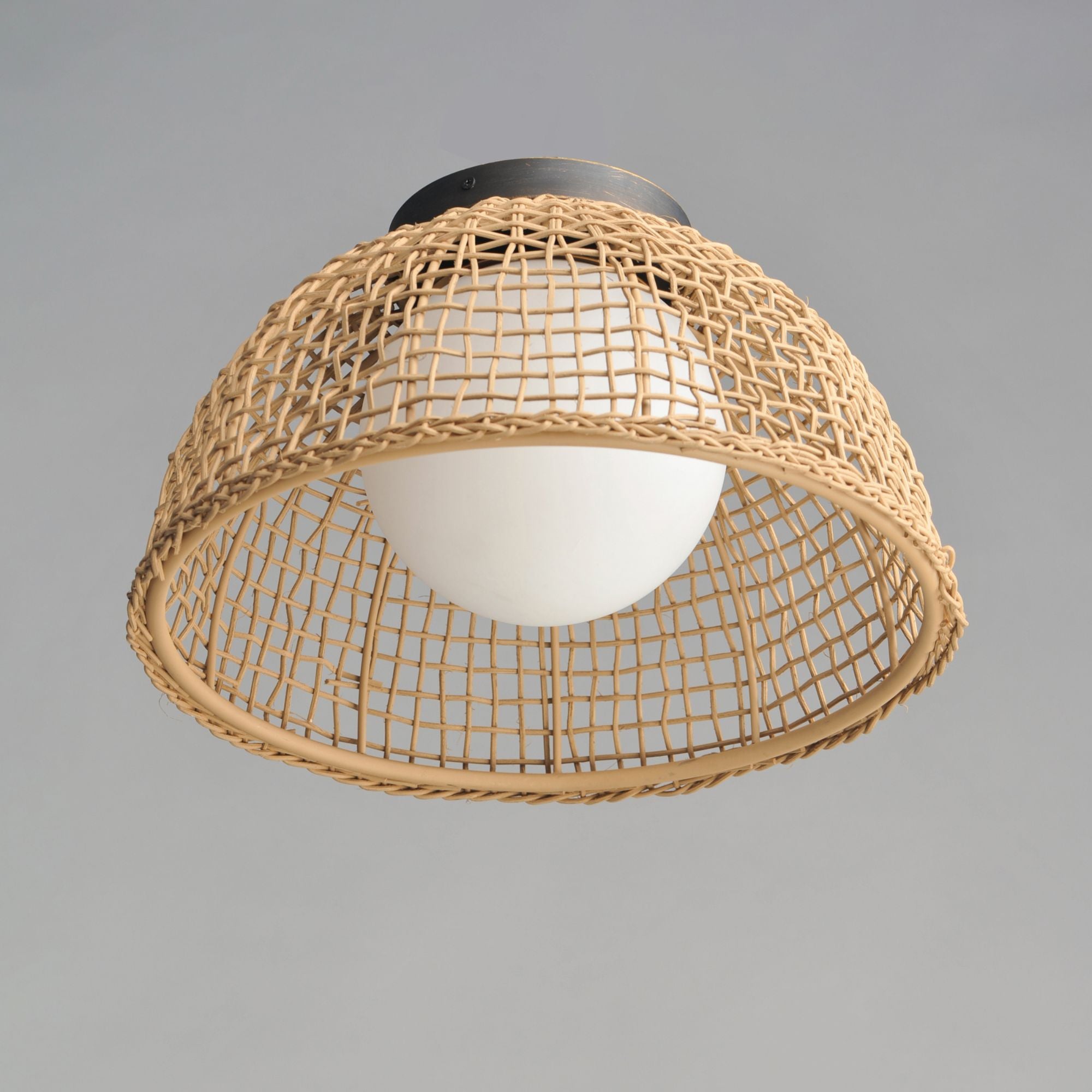 Cestino 16" Flush Mount, Antique Bronze Finish