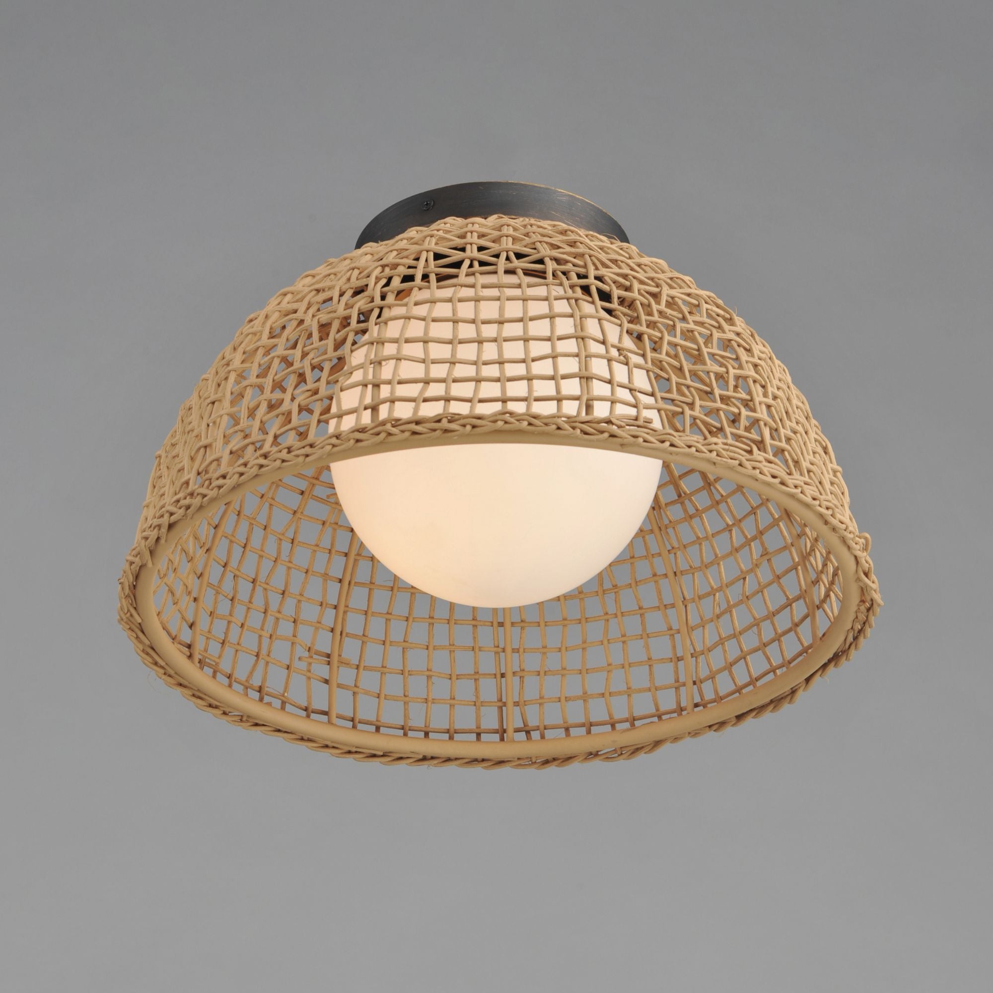 Cestino 16" Flush Mount, Antique Bronze Finish