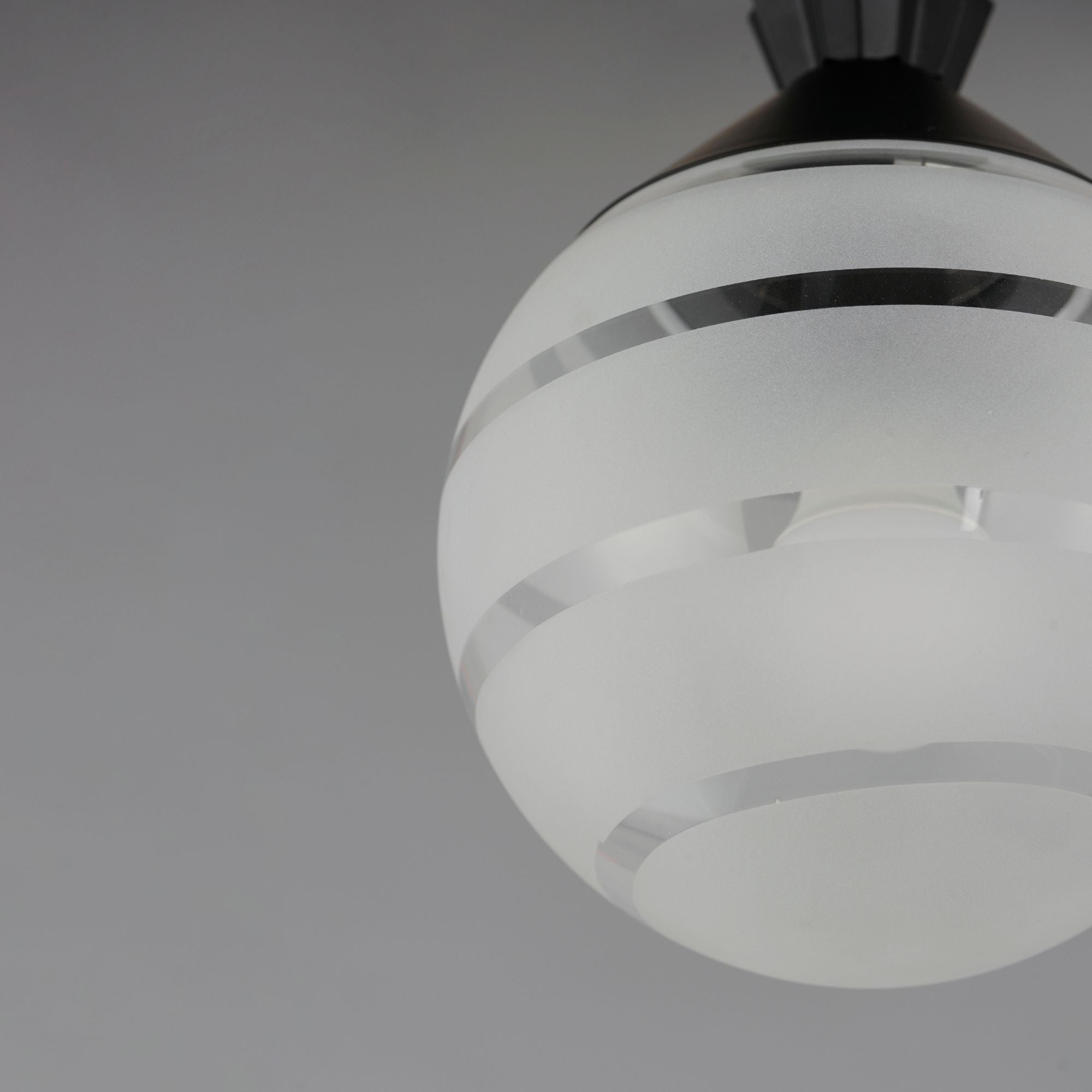 Copacabana 13" Semi-Flush / Pendant, Black Finish