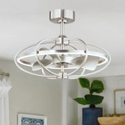 Maxim Lighting - Corona Wifi-Enabled LED Fandelight 28 Inch Nickel Finish | Bees Lighting