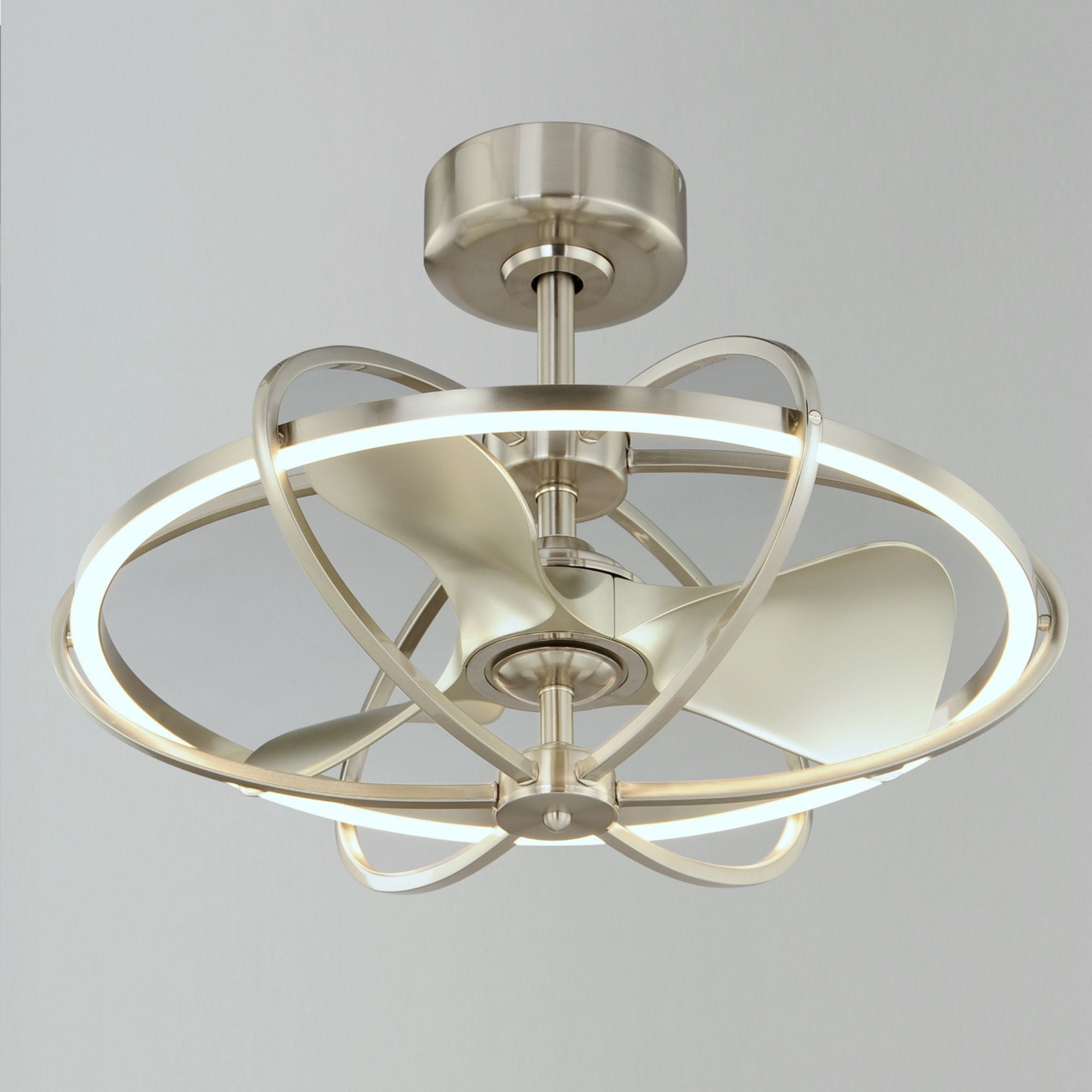 Maxim Lighting - Corona Wifi-Enabled LED Fandelight 28 Inch Nickel Finish | Bees Lighting