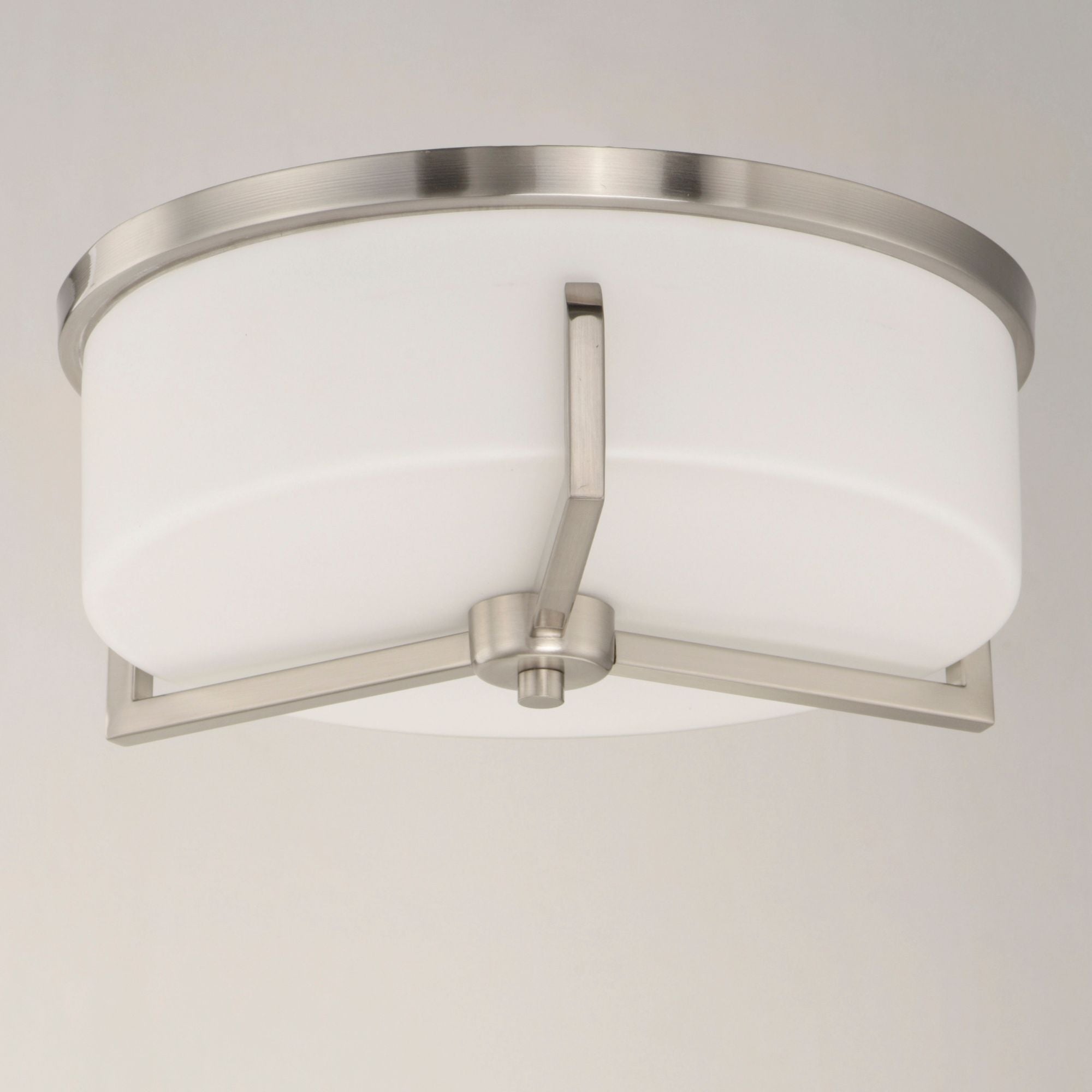 Dart 14" Flush Mount Lights, Nickel Finish