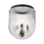 Dune 19" 4-Light Flush Mount, Black Finish