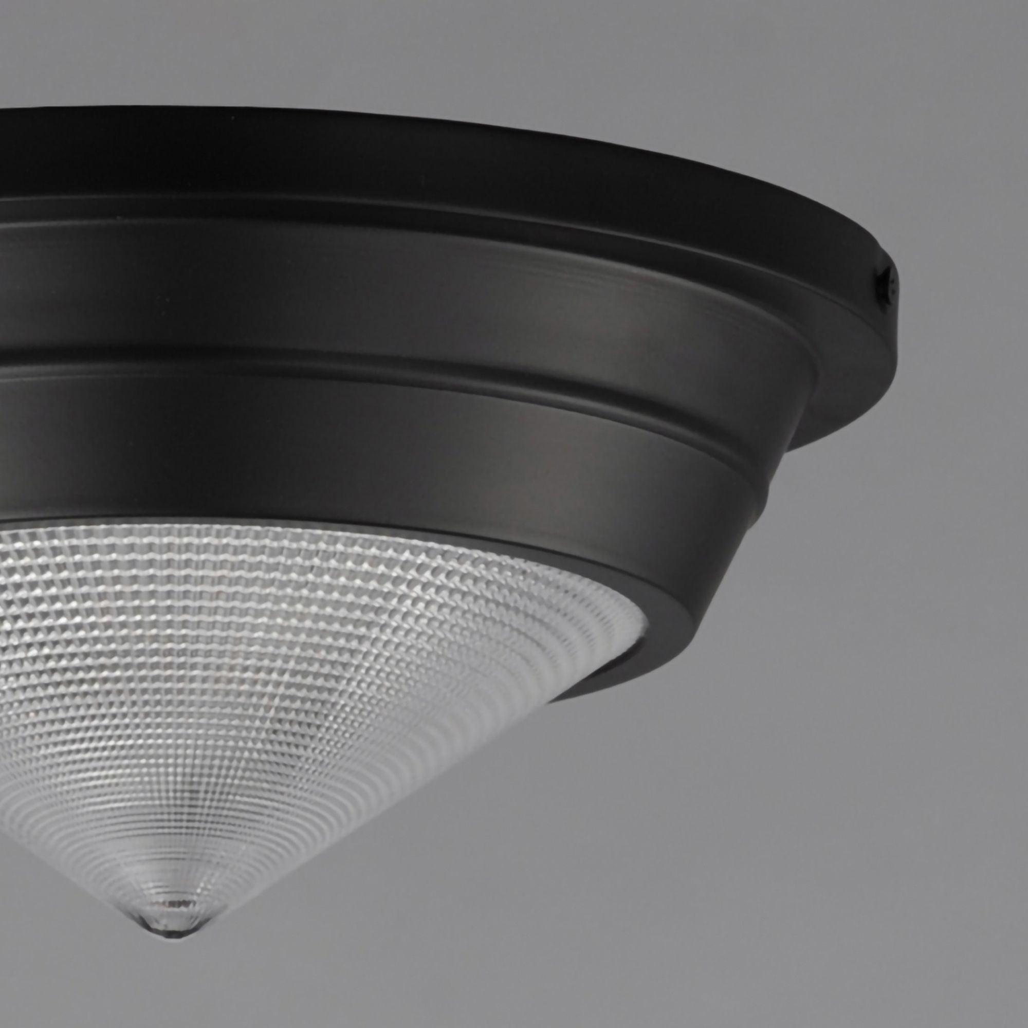 Hargreaves 10" Flush Mount, Black Finish