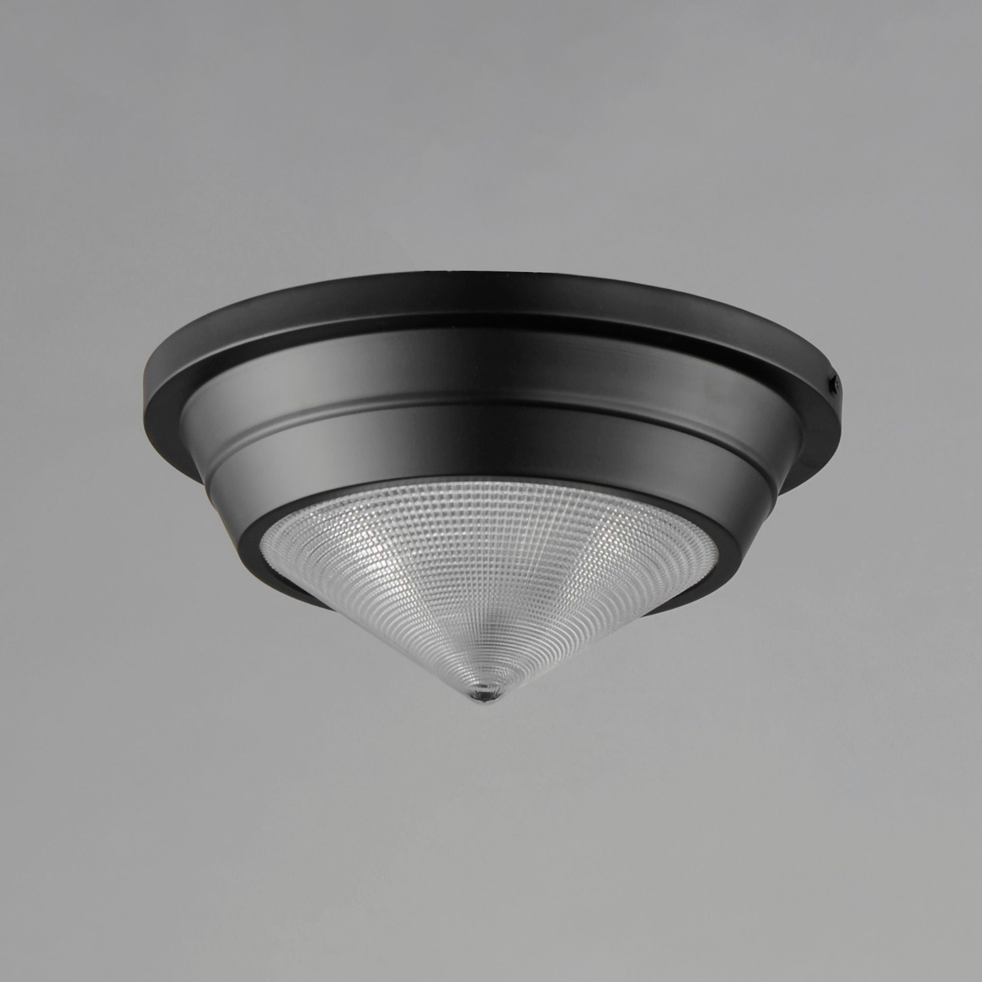 Hargreaves 10" Flush Mount, Black Finish