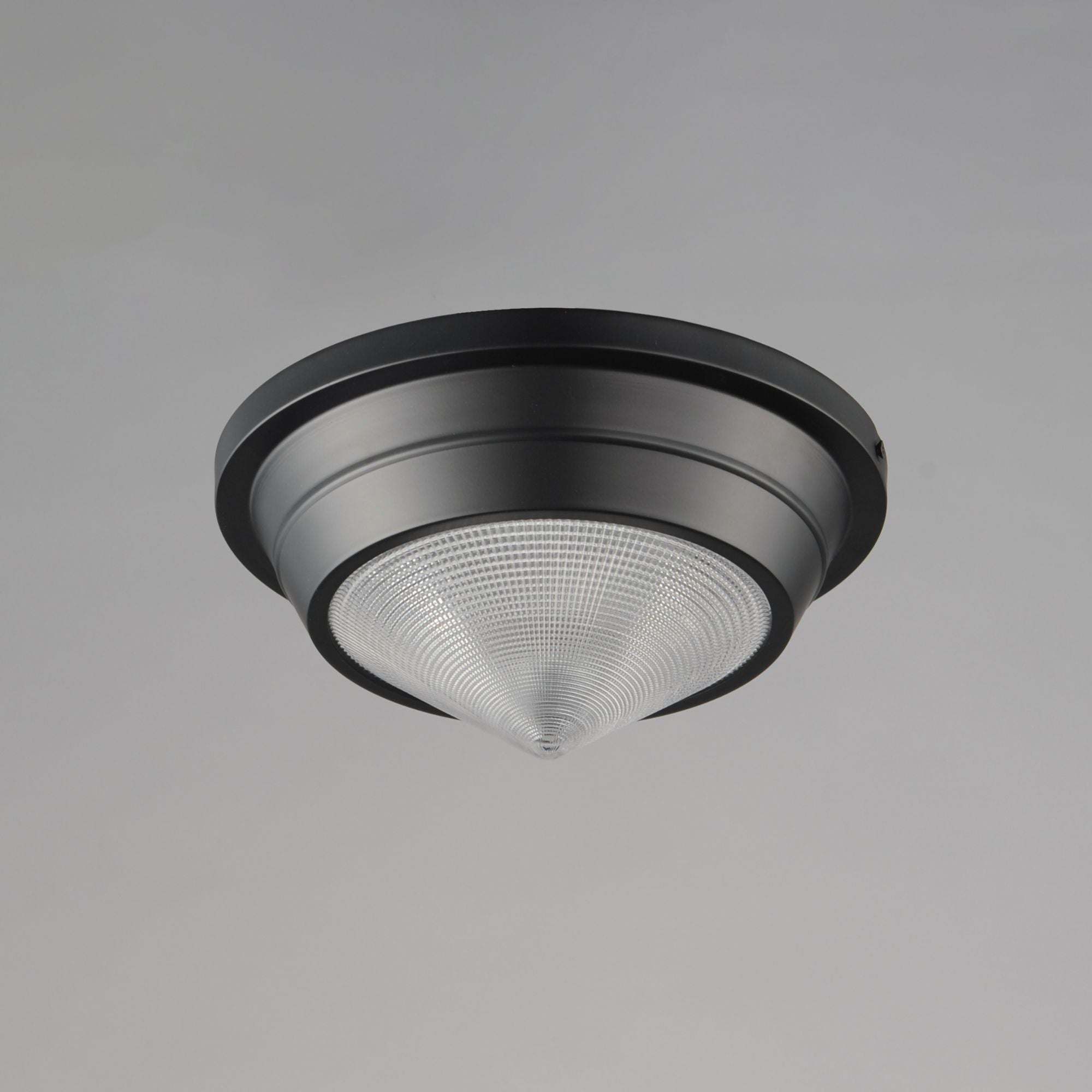 Hargreaves 10" Flush Mount, Black Finish