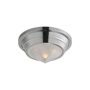 Hargreaves 10" Flush Mount, Polished Nickel Finish