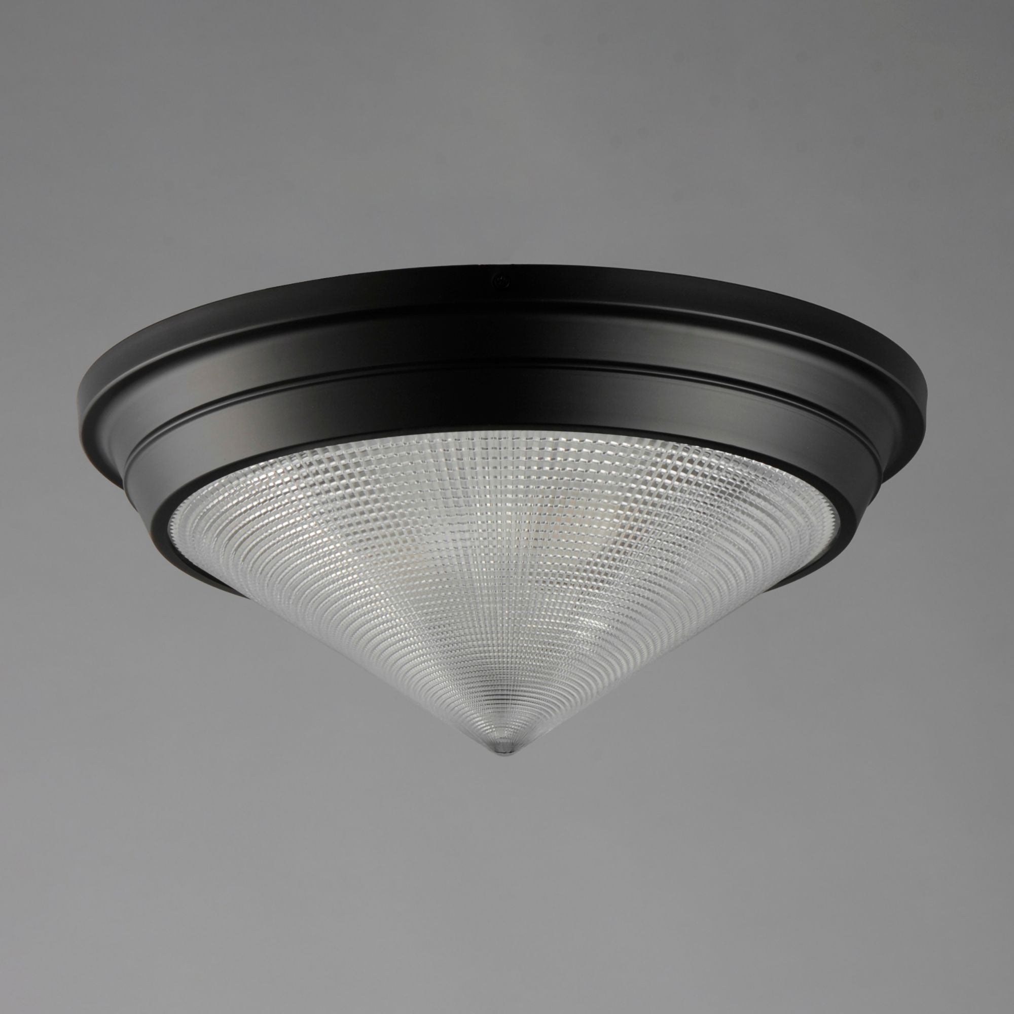 Hargreaves 17" 3-Light Flush Mount, Black Finish