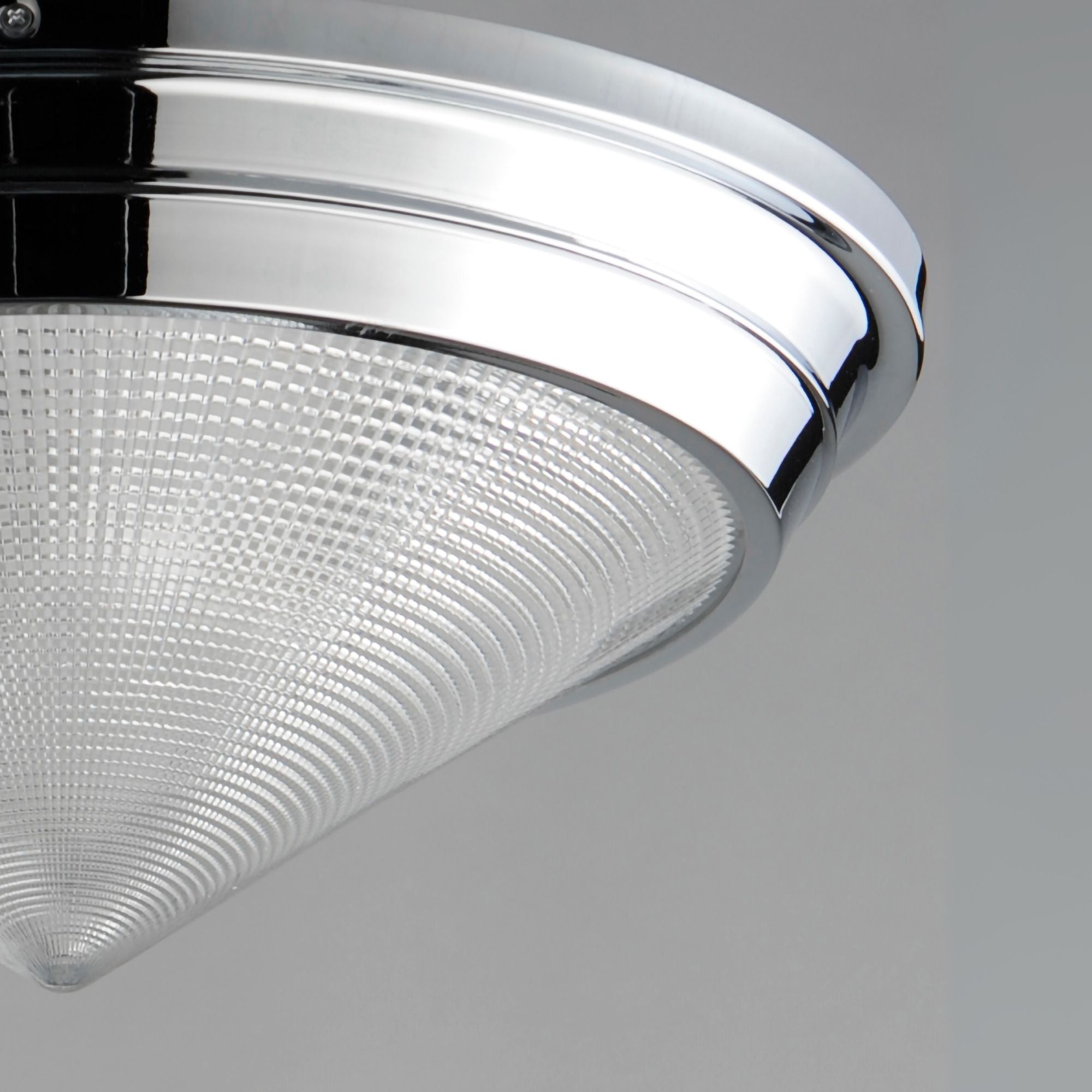 Hargreaves 17" 3-Light Flush Mount, Polished Nickel Finish
