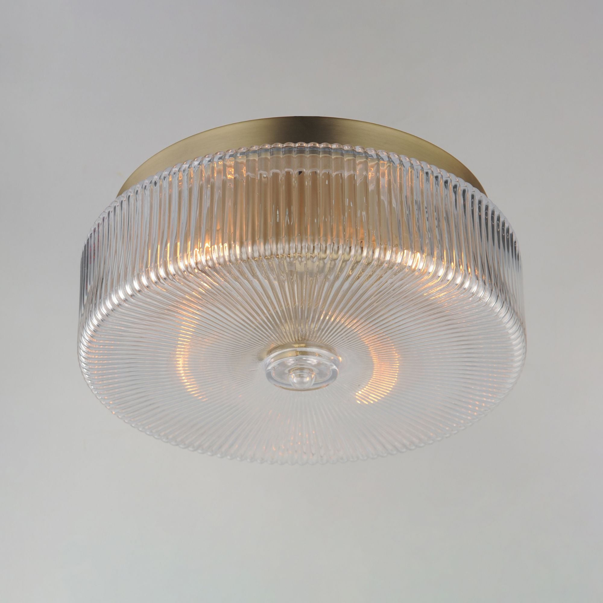 Kasbah 16" 4-Light Flush Mount, Satin Brass Finish