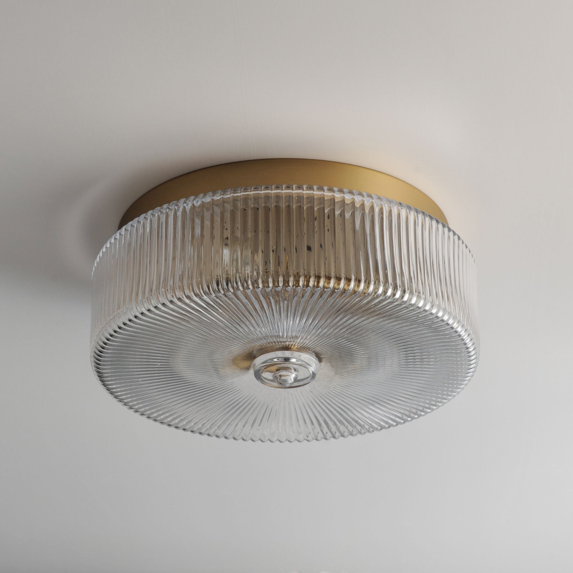 Kasbah 16" 4-Light Flush Mount, Satin Brass Finish