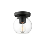 Knox 7" Flush Mount, Black Finish