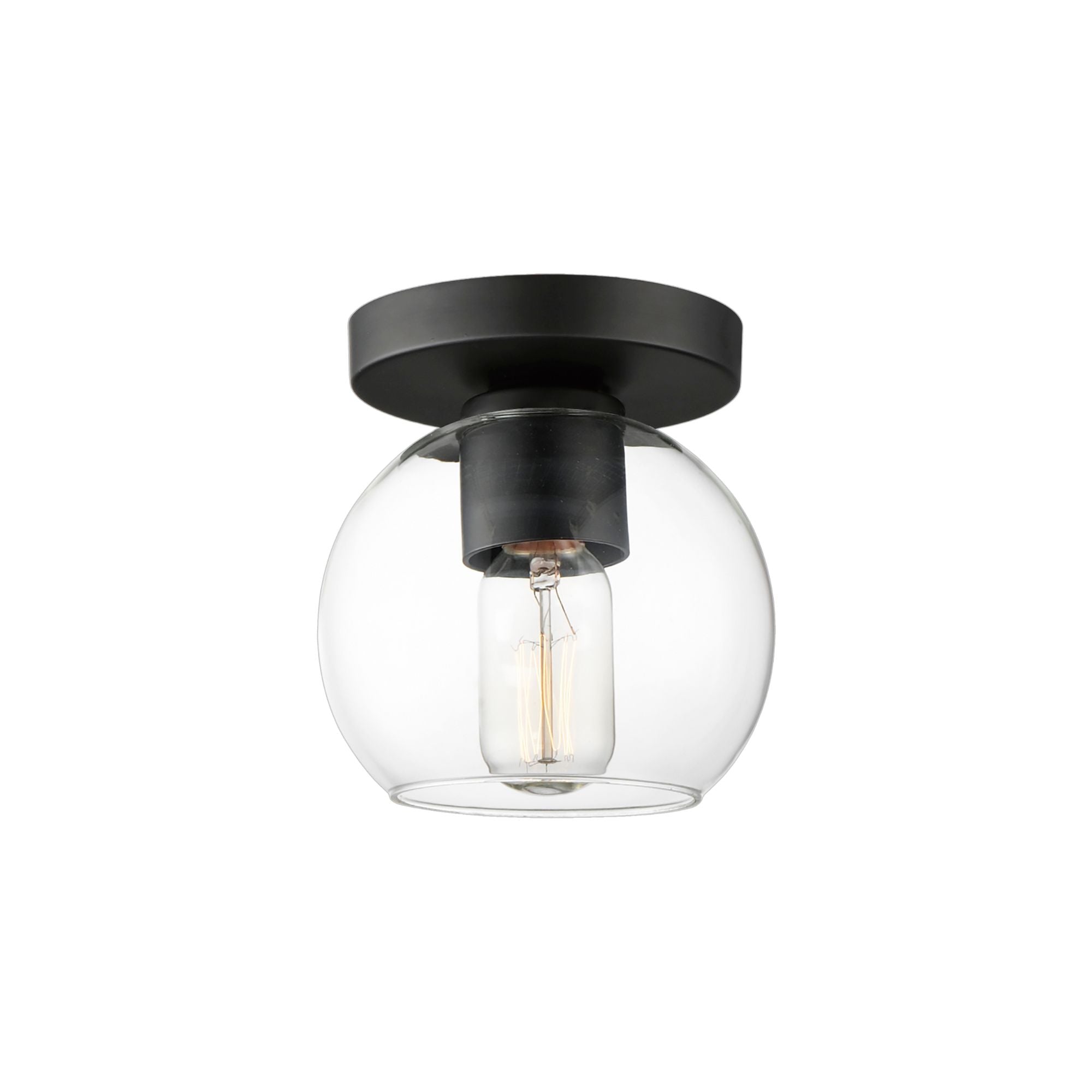 Knox 7" Flush Mount, Black Finish